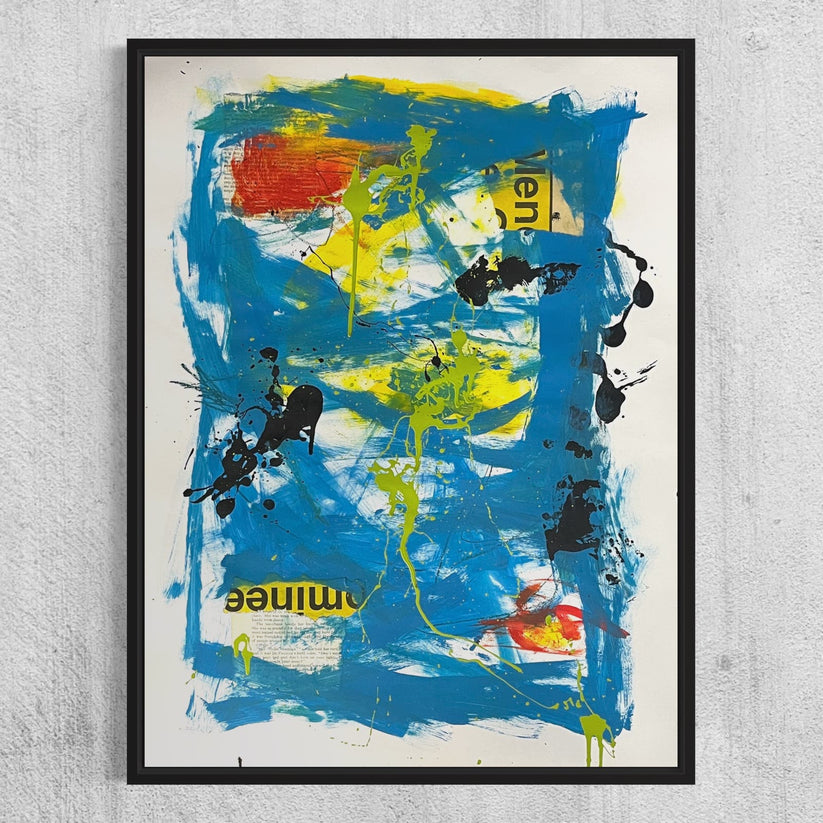 Abstract 'MINEE' - Mixed Media Abstract Sam Lewis