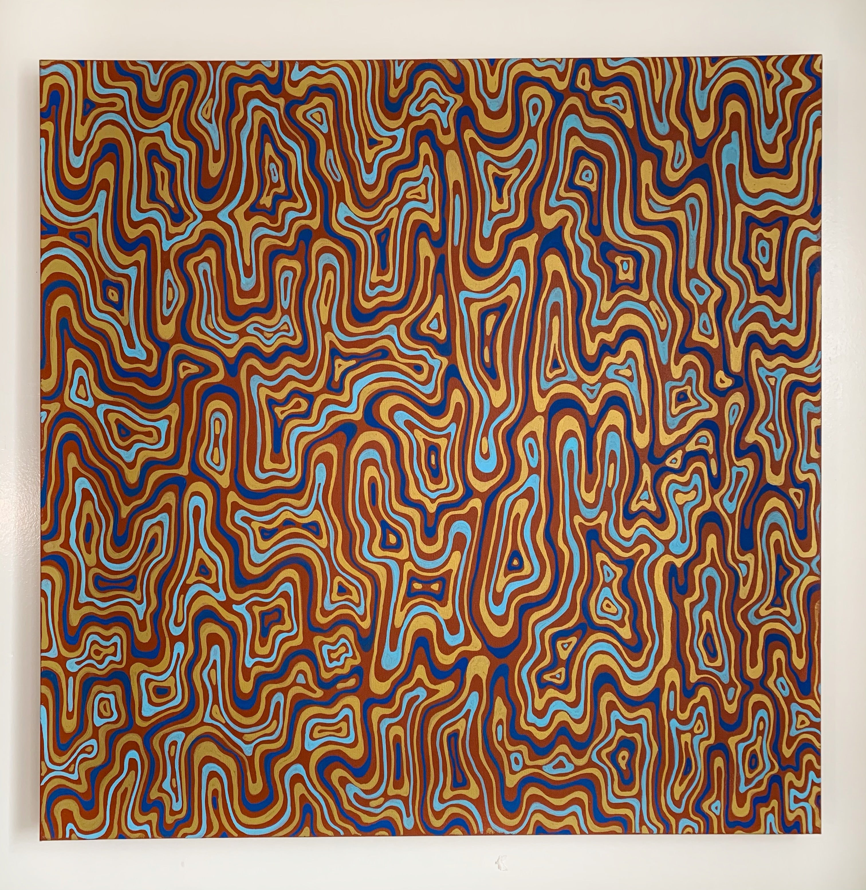 Abstract Painting 'OVERTHINKING' (2021) Yigsy Magaly