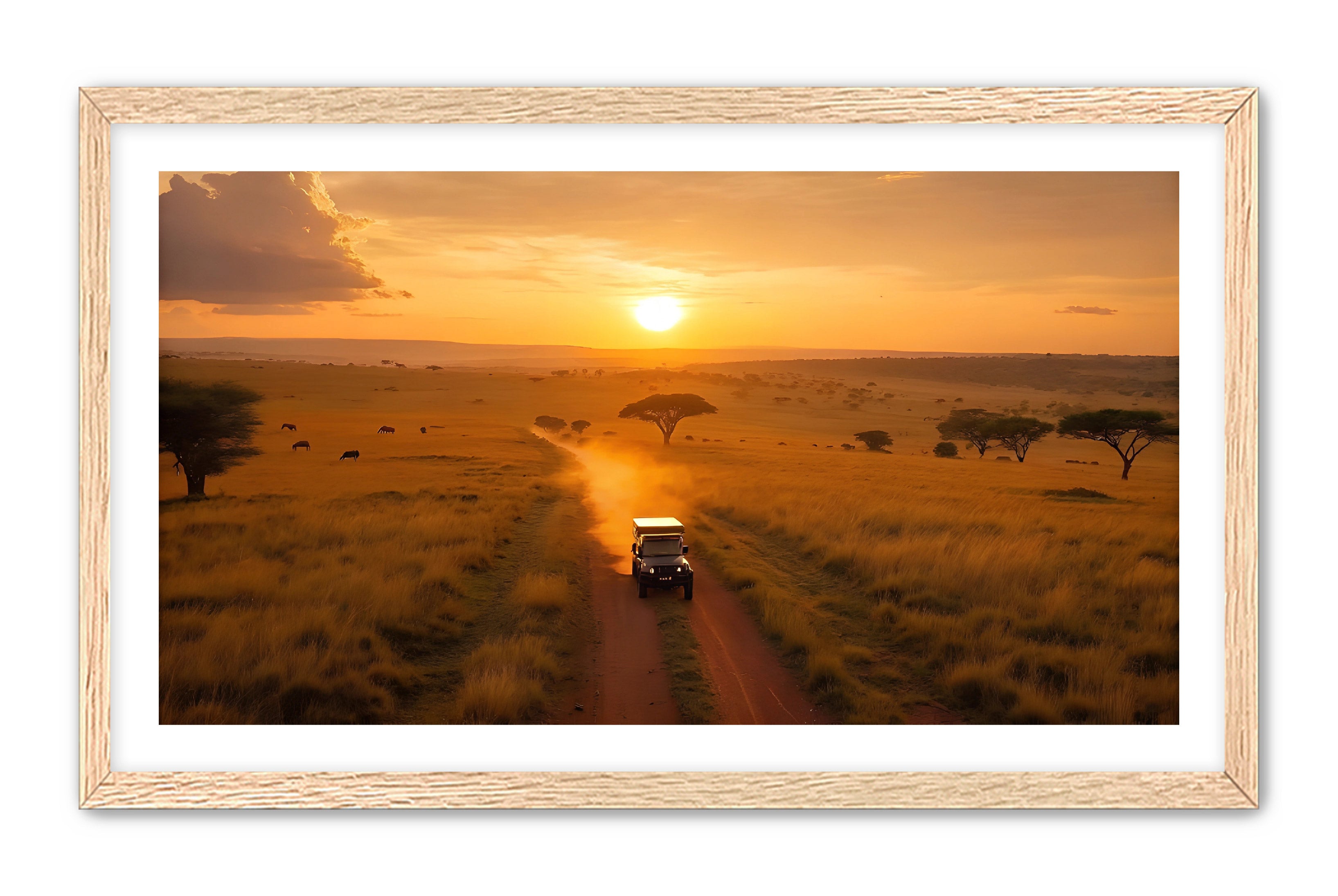 Apricus Prints 'SAVANNA SUNSET' Apricus Art Collection