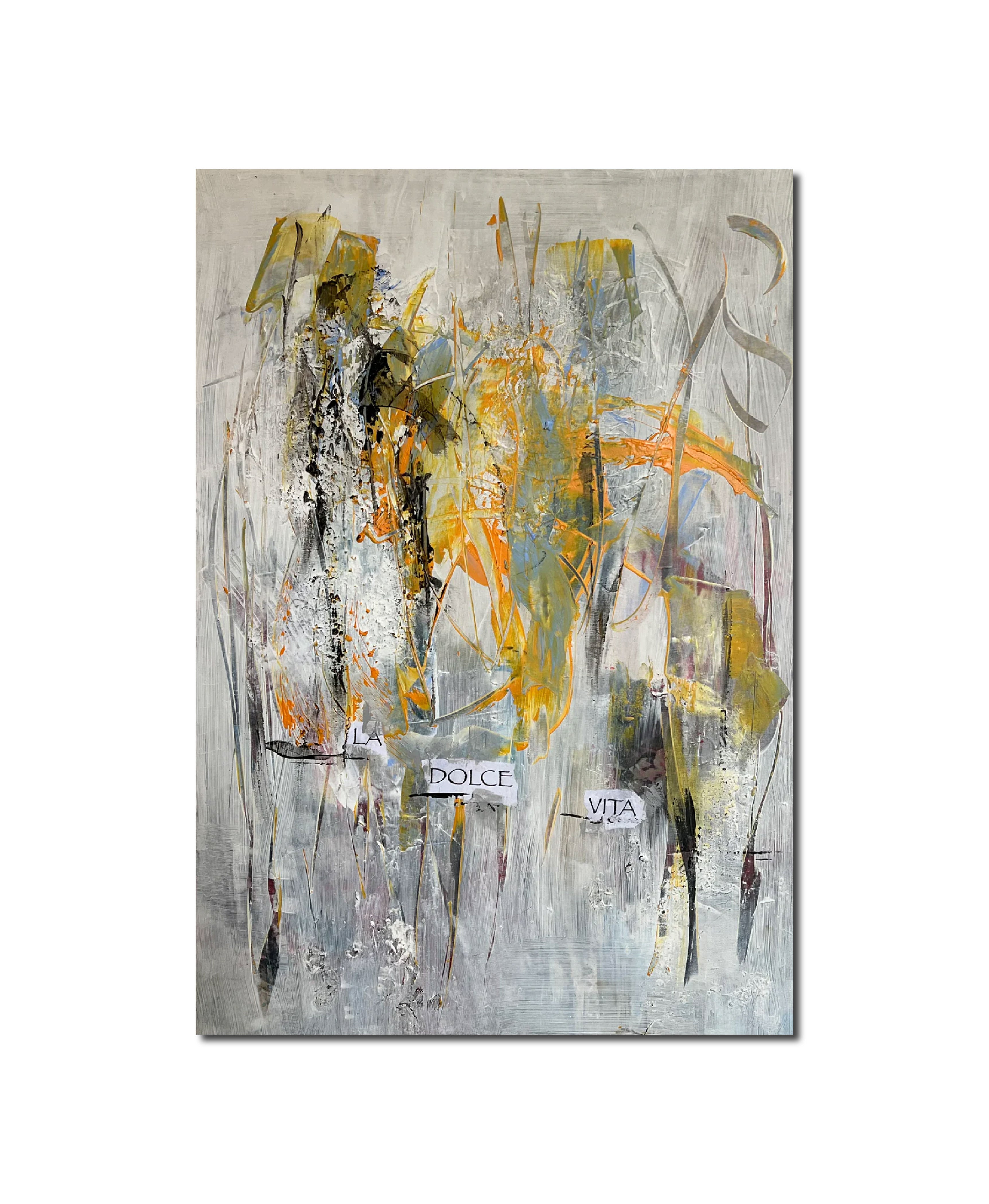Abstract Acrylic Painting 'MORE LIKE THAT' - Acrylics, pigments on canvas Michelle Hold