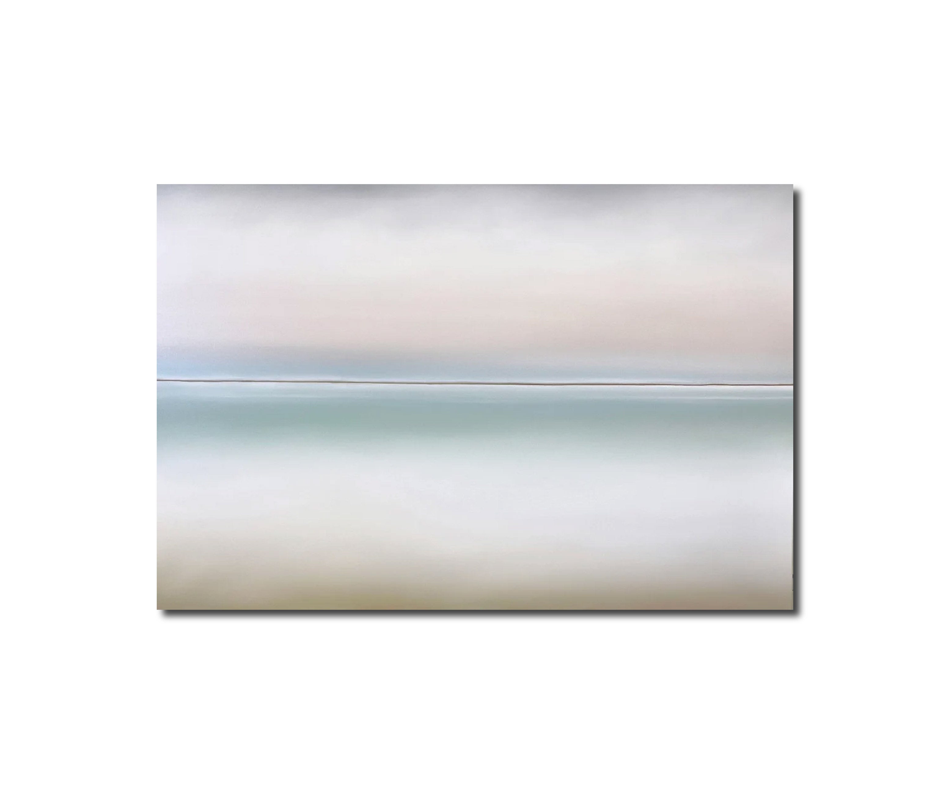 Horizon of Emotions #106, teder seascape painting Larissa Uvarova
