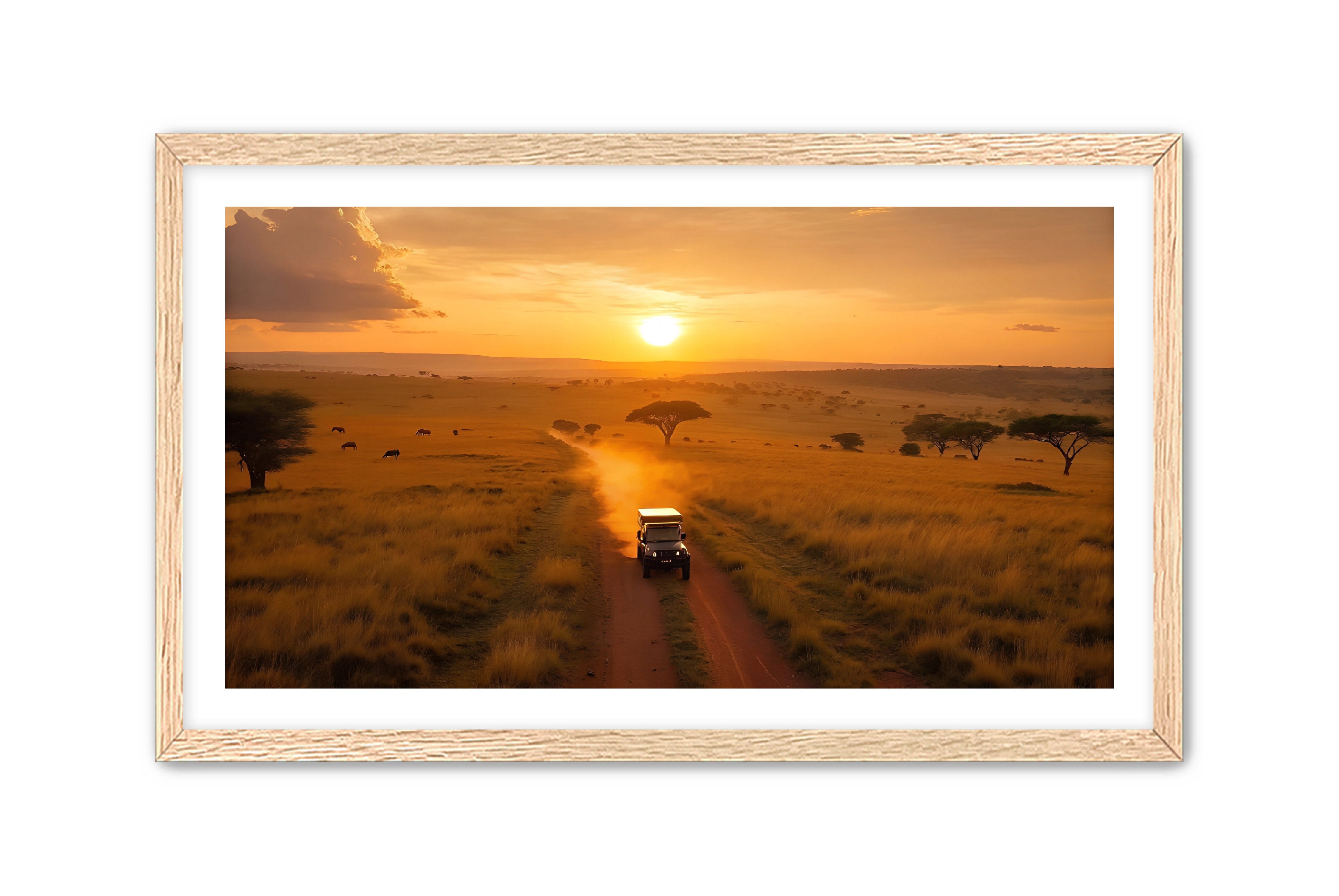 Apricus Prints 'SAVANNA SUNSET' Apricus Art Collection