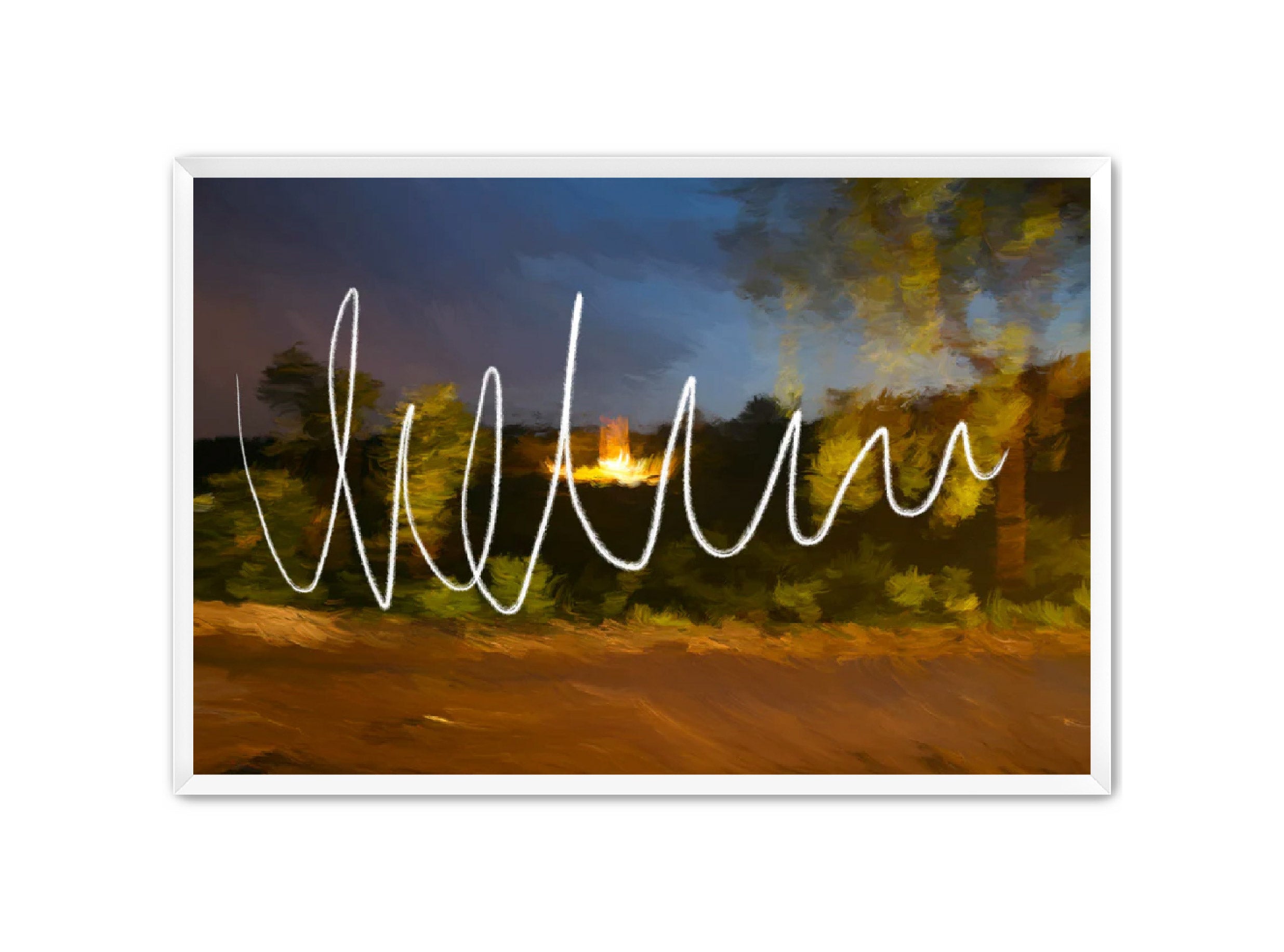 Digital Painting 'LANGUISHING WITHIN THE DEPTHS OF THE NOCTURNAL REALM. NO.02' Li Zheng