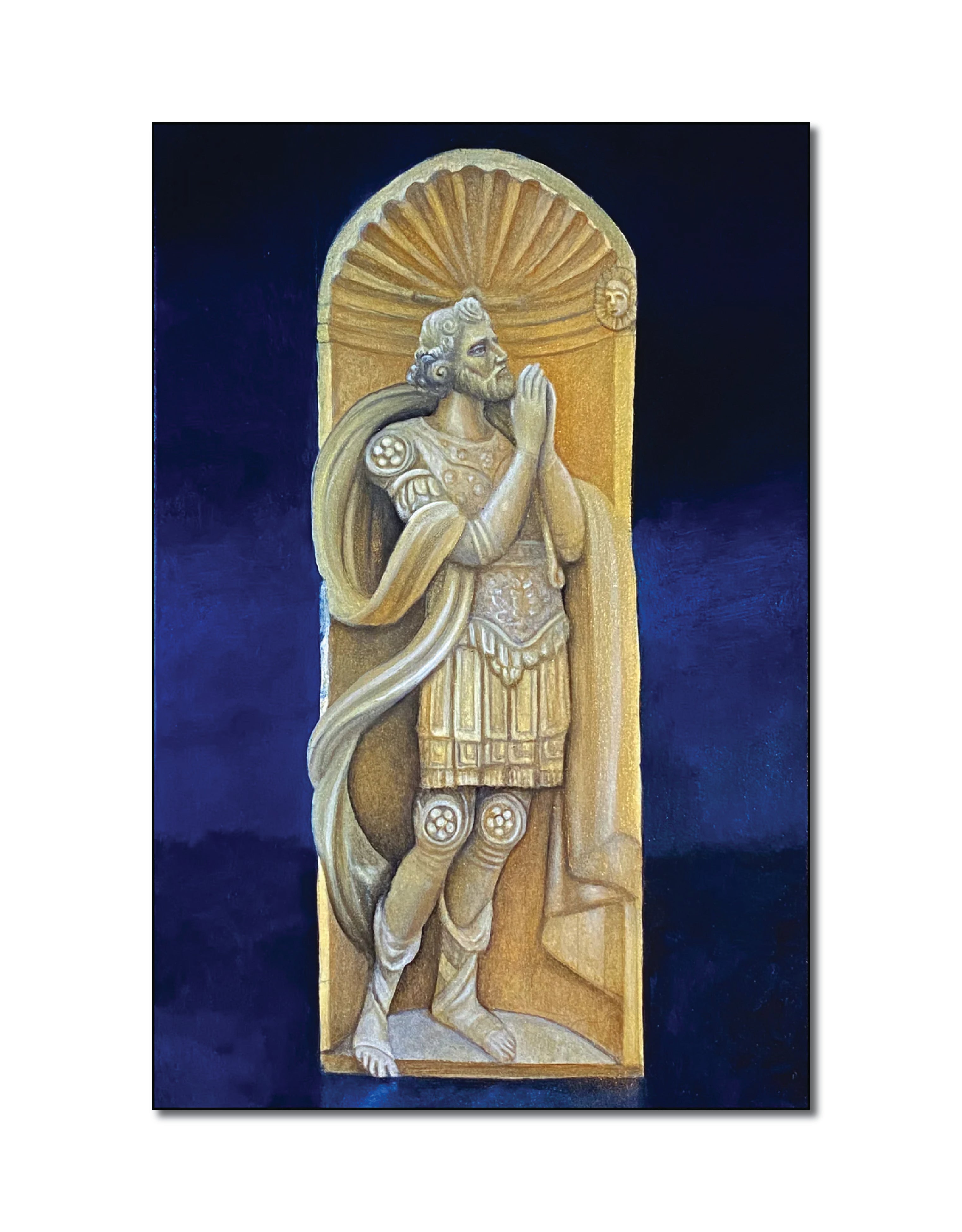 Oil 'THE PROPHET' - Oil on Canvas Matthew Holden Bates