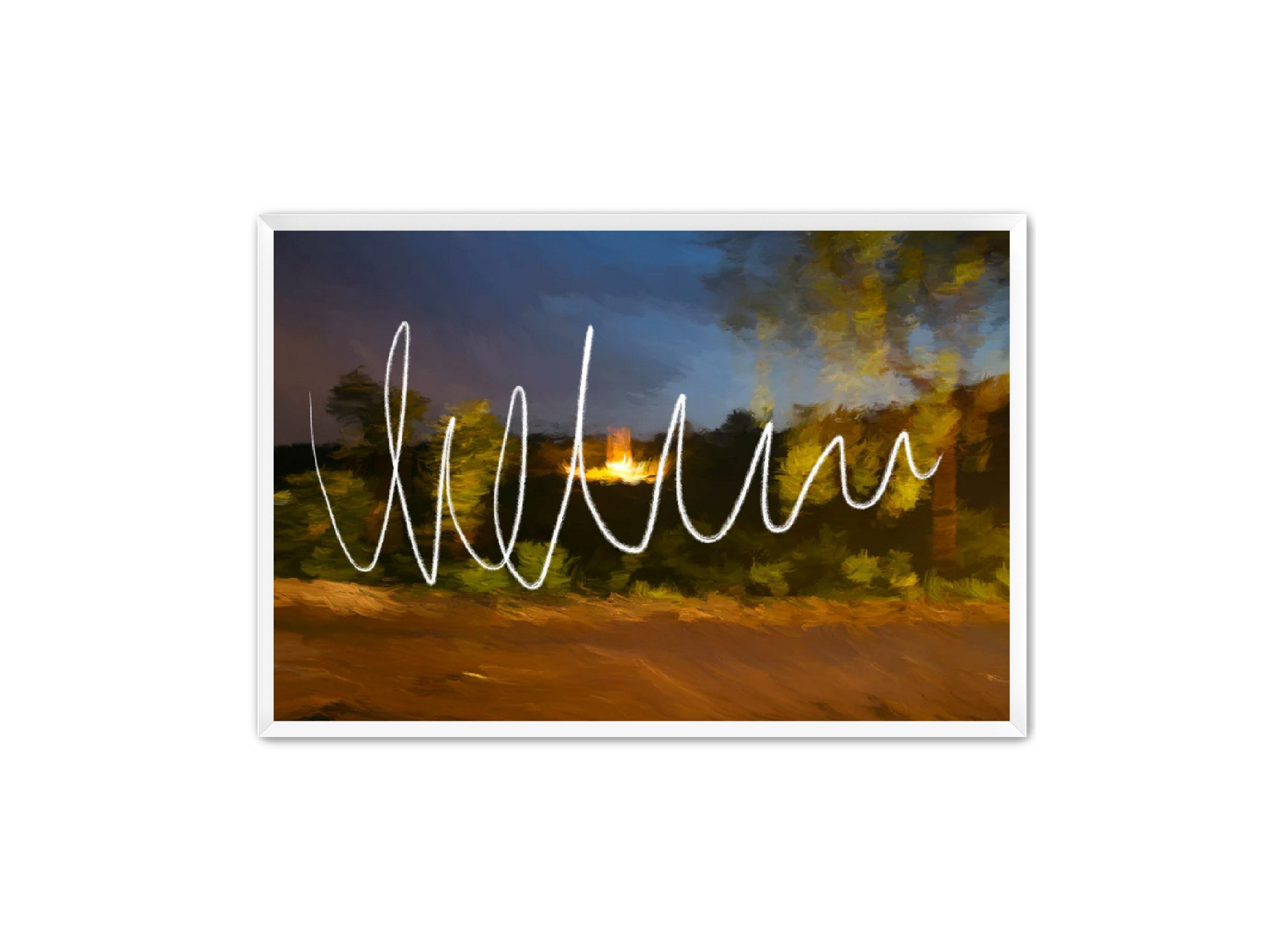 Digital Painting 'LANGUISHING WITHIN THE DEPTHS OF THE NOCTURNAL REALM. NO.02' Li Zheng