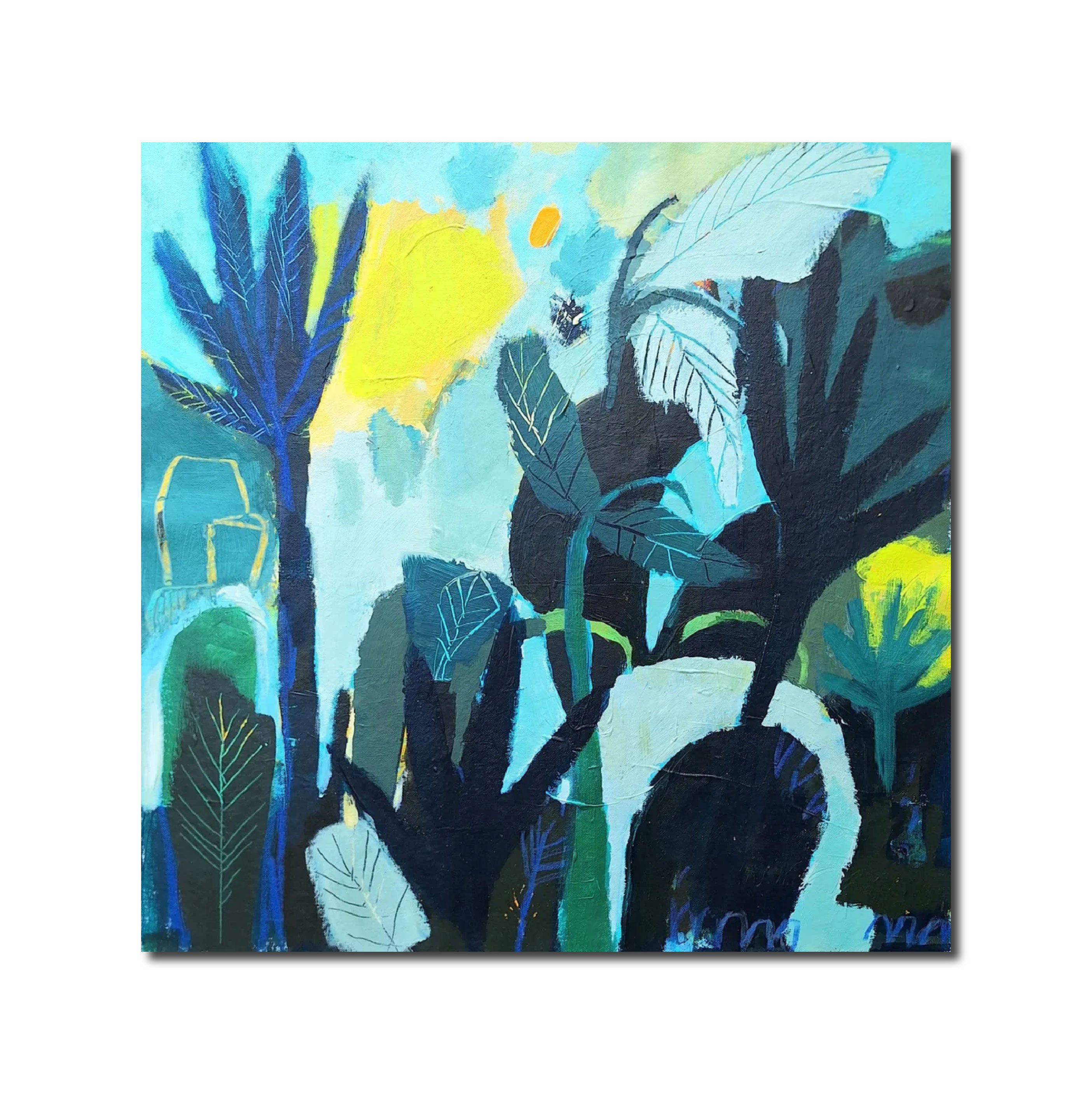 Abstract Mixed Media 'LIMINAL SPACE' - Acrylic & Mixed Media Jane Beaumont