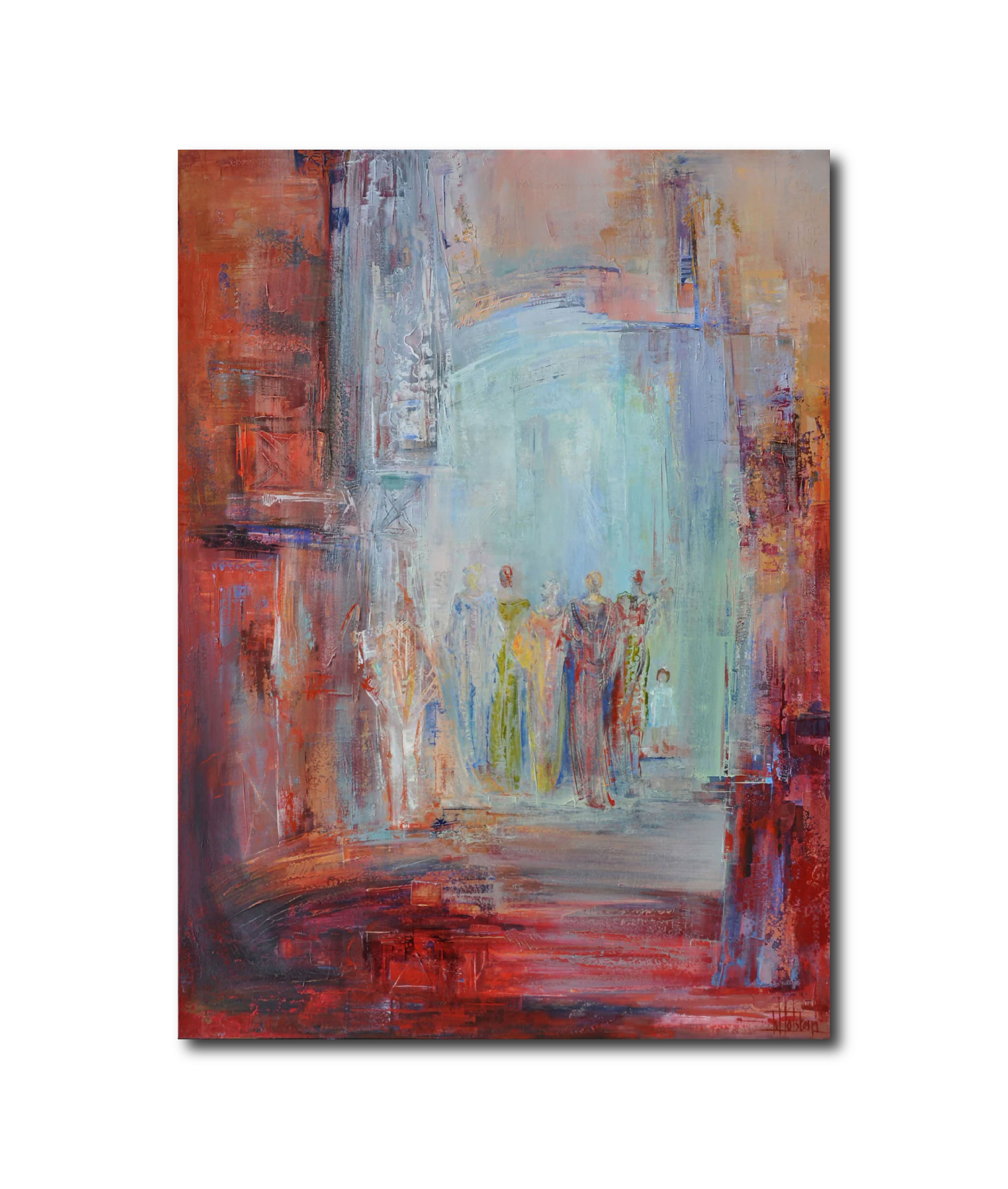 Heroes, oil painting on canvas