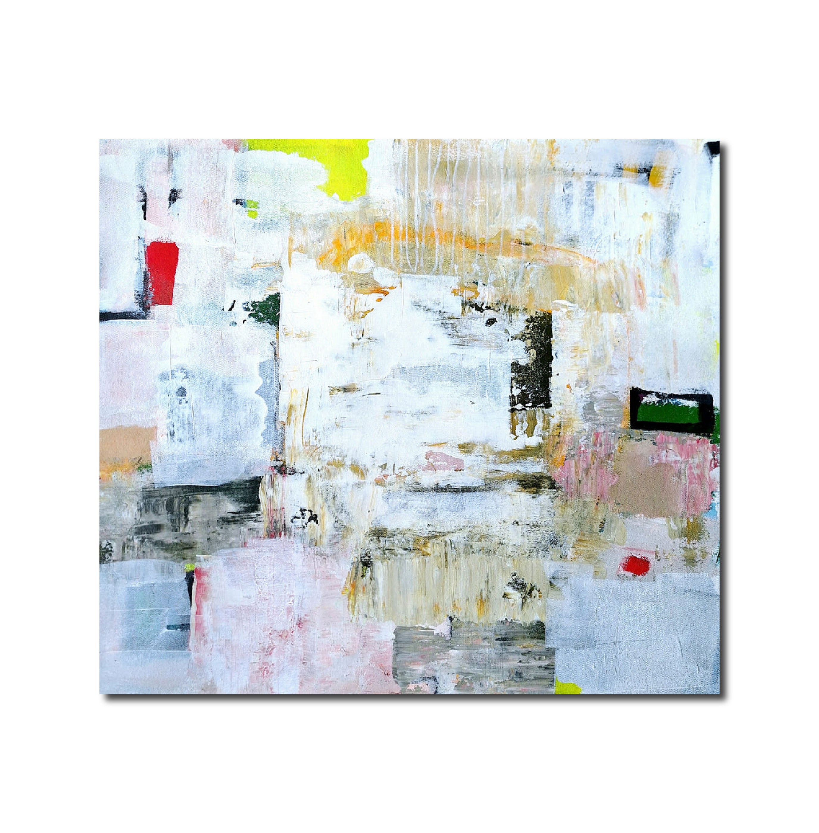 Abstract Acrylic 'THE COLLECTION OF MEMORIES' - Acrylic Jane Beaumont