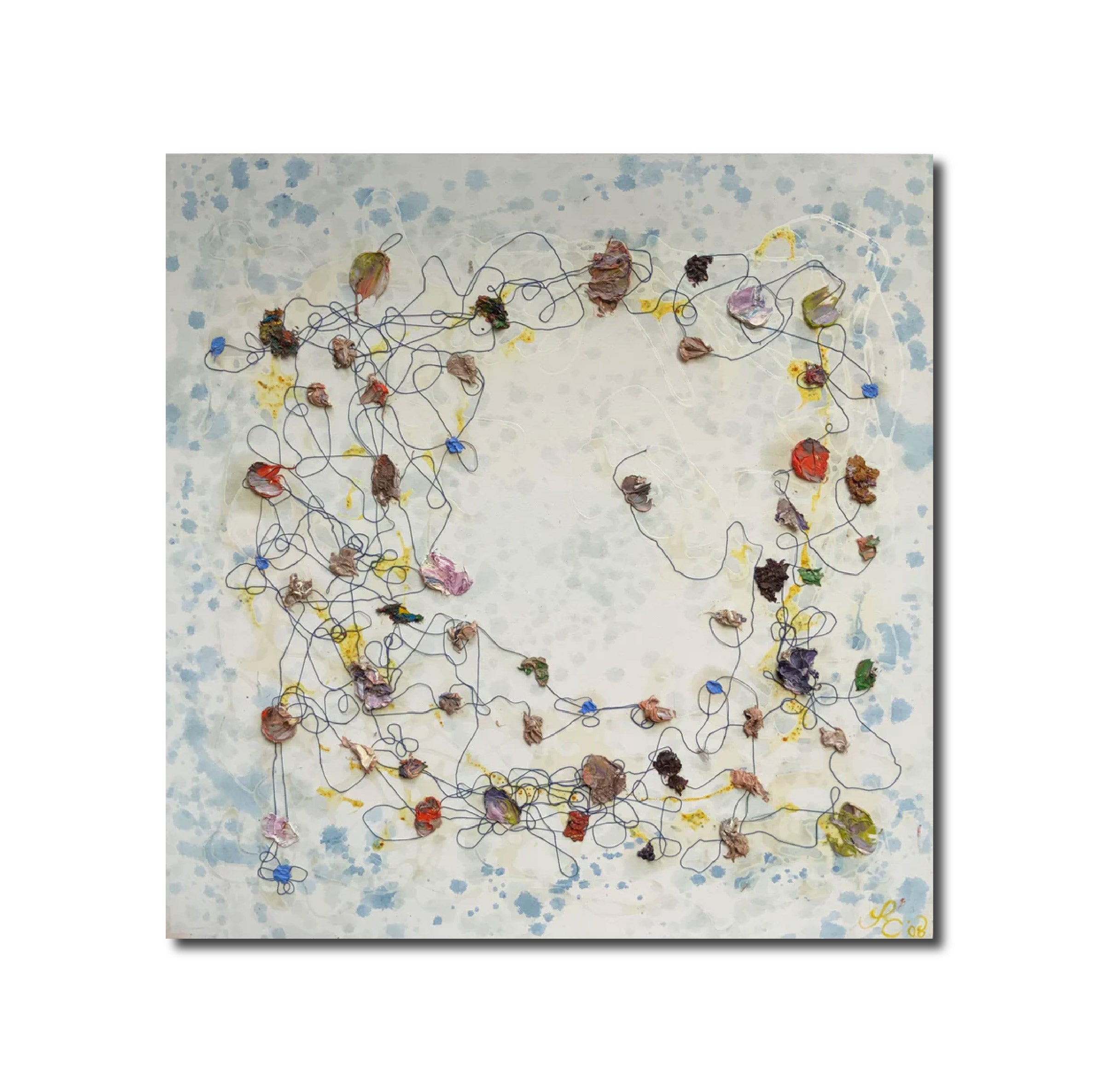 Abstract 'KITES' - Mixed Media Rebecca Carroll