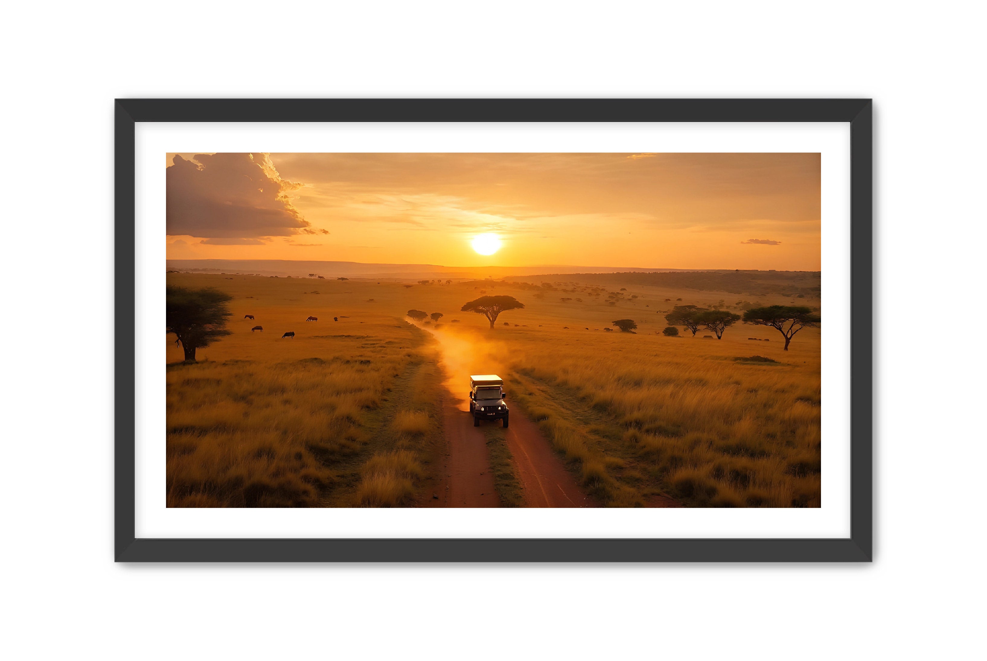 Apricus Prints 'SAVANNA SUNSET' Apricus Art Collection