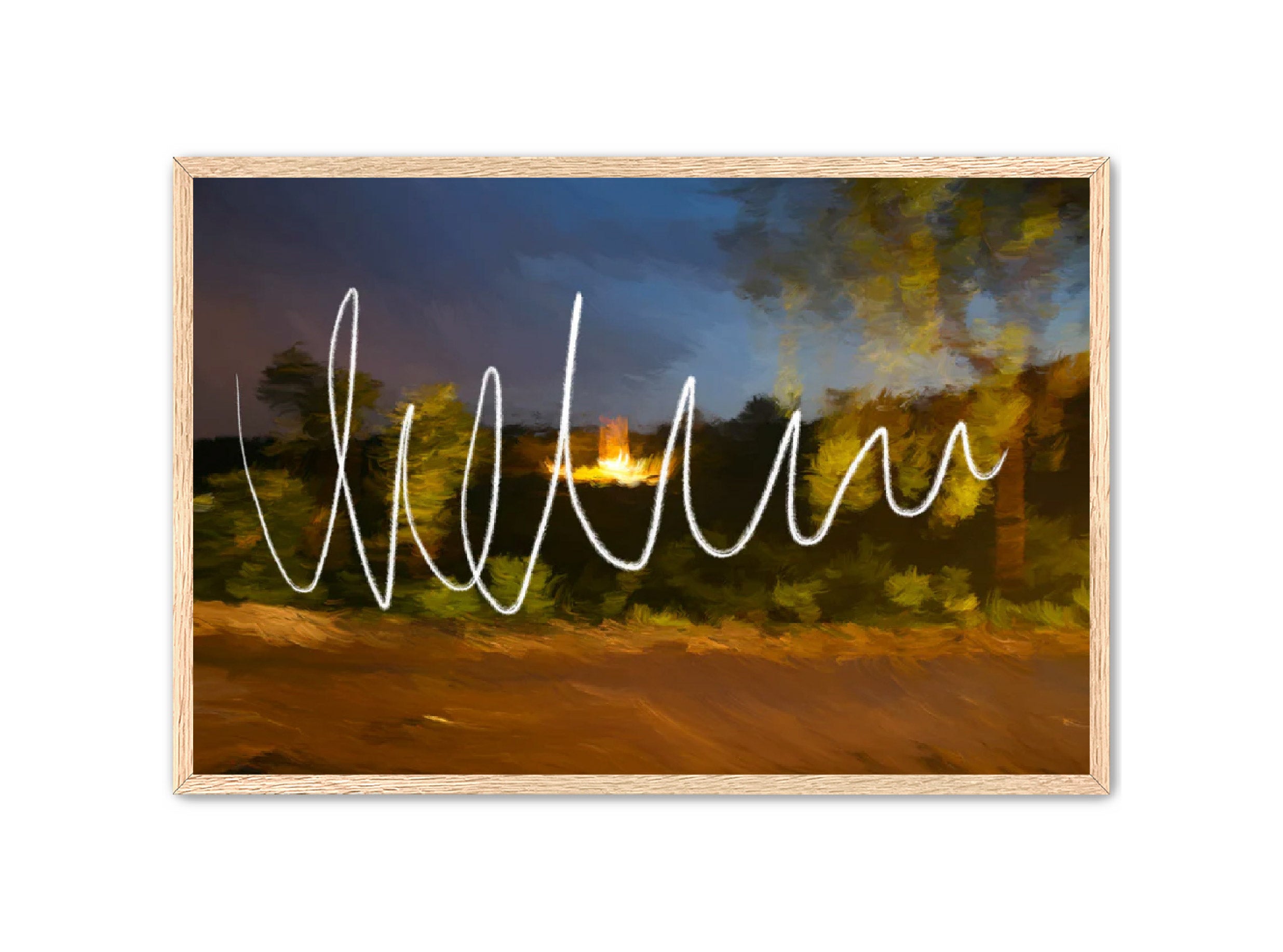 Digital Painting 'LANGUISHING WITHIN THE DEPTHS OF THE NOCTURNAL REALM. NO.02' Li Zheng