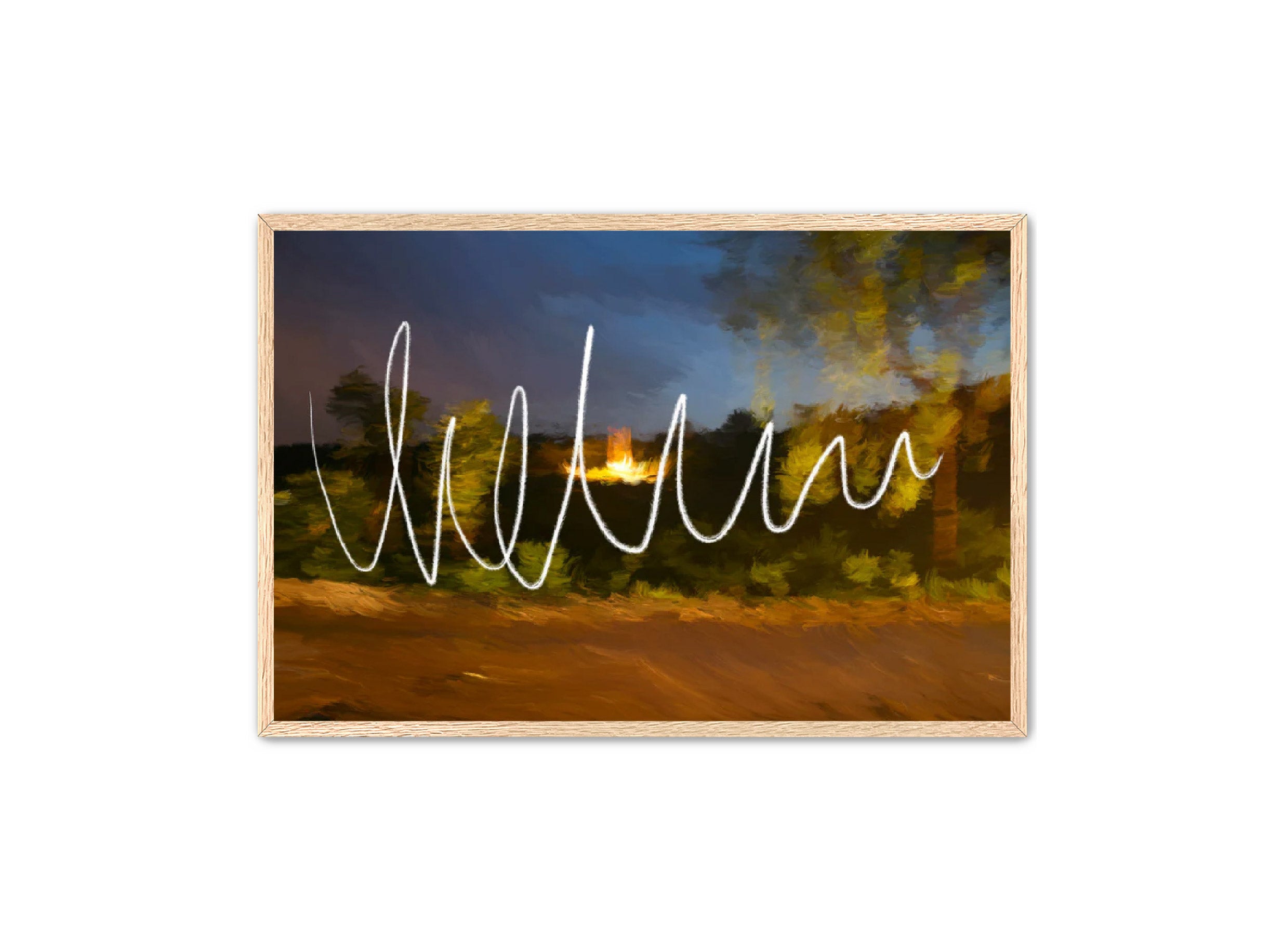 Digital Painting 'LANGUISHING WITHIN THE DEPTHS OF THE NOCTURNAL REALM. NO.02' Li Zheng