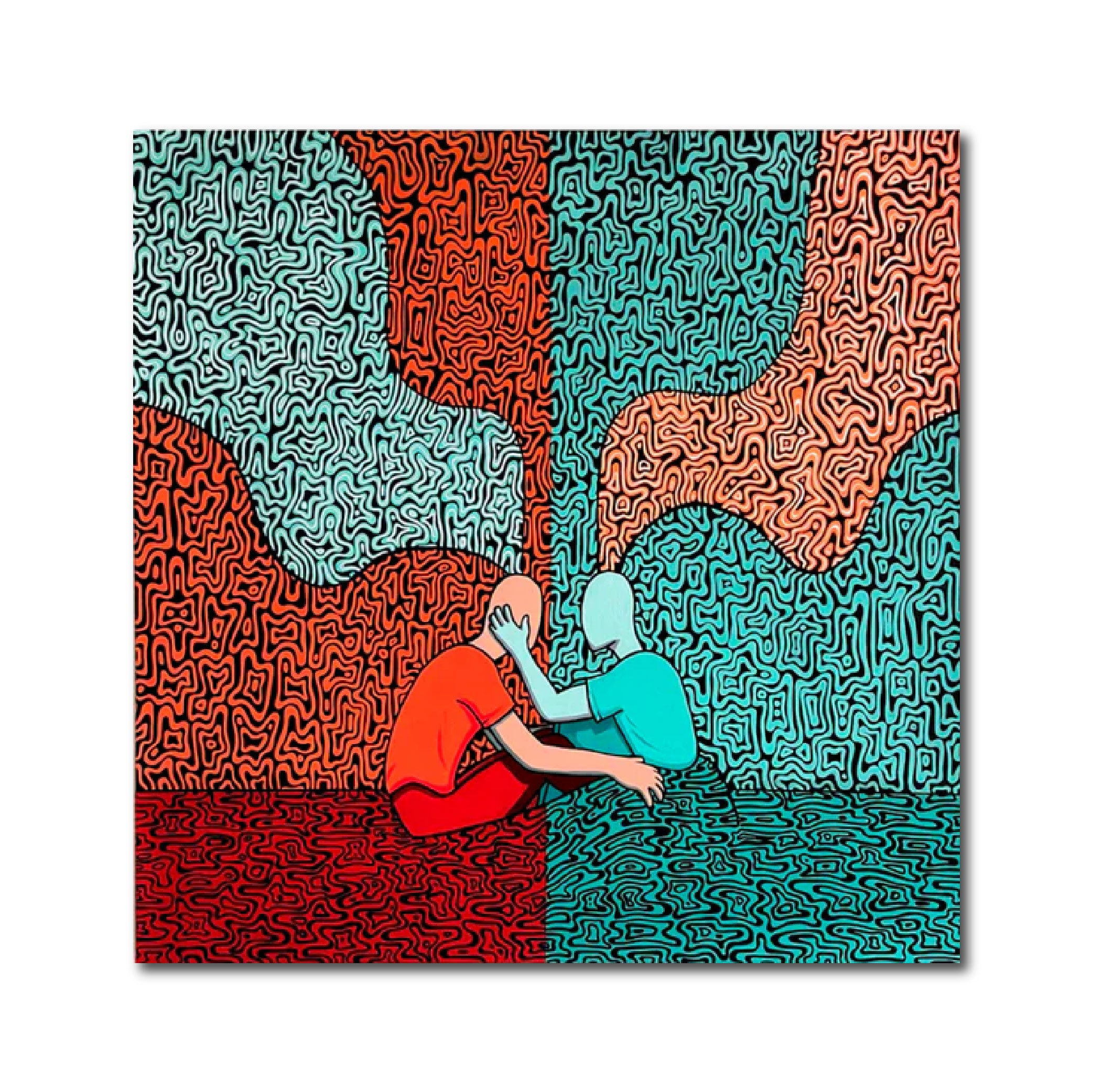 Figurative Painting 'YOU ARE THE LIGHT OF MY LIFE' Yigsy Magaly