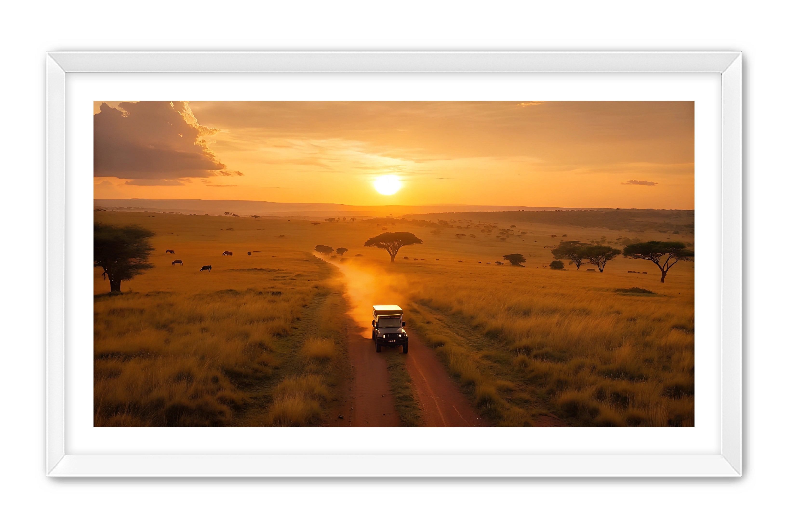 Apricus Prints 'SAVANNA SUNSET' Apricus Art Collection