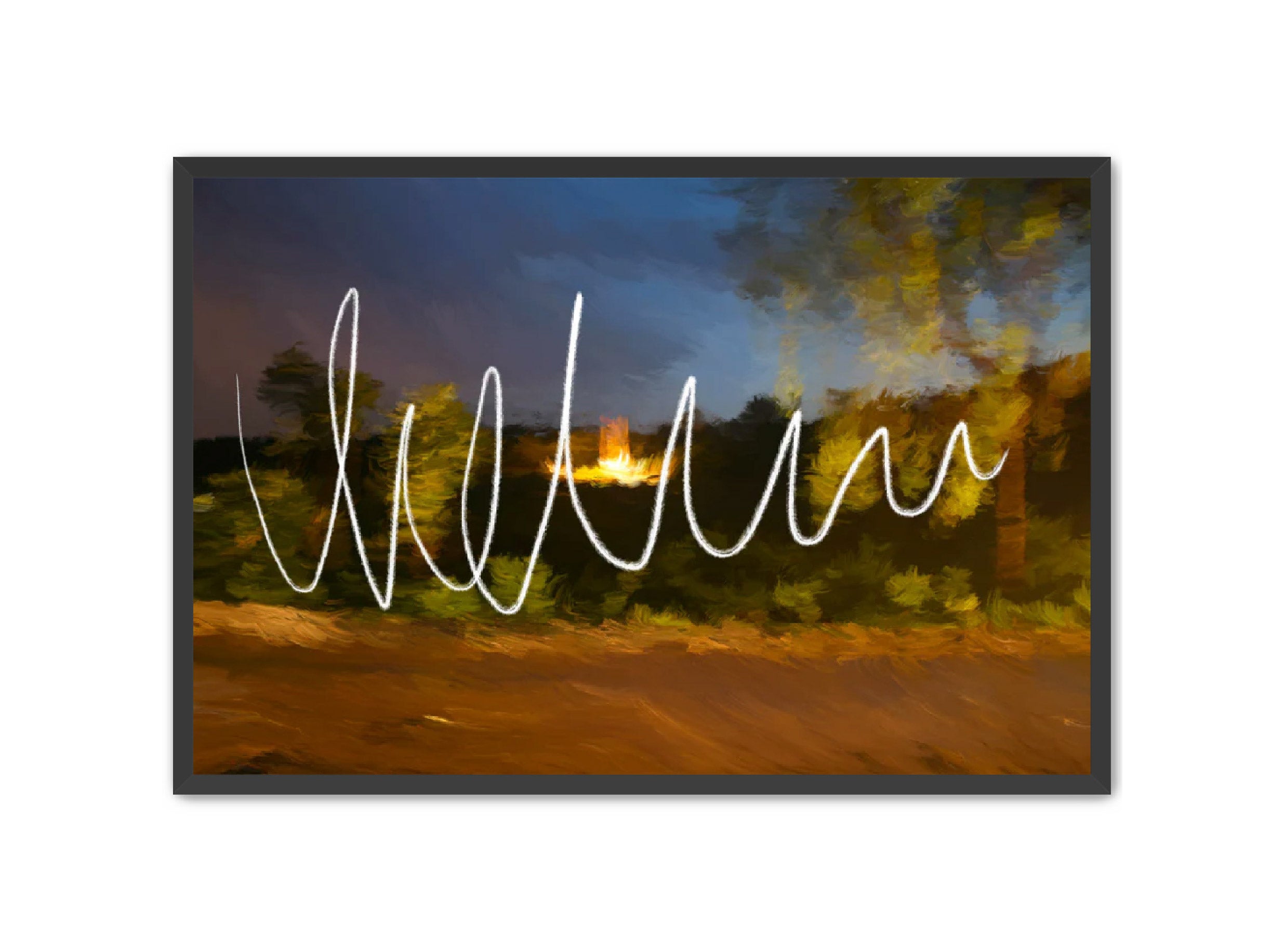 Digital Painting 'LANGUISHING WITHIN THE DEPTHS OF THE NOCTURNAL REALM. NO.02' Li Zheng