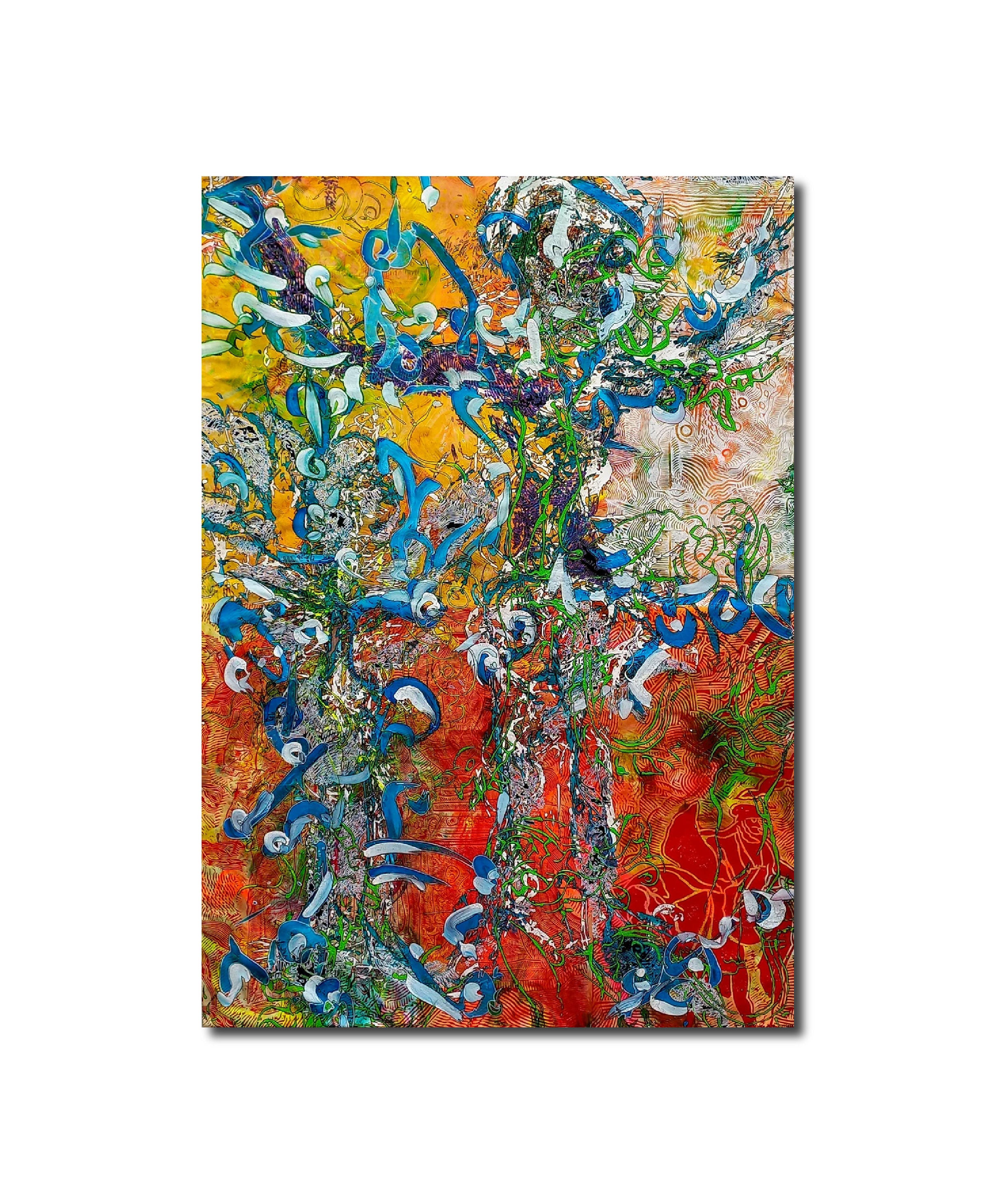 Abstract Art Expressionist FUTURE OF THE HUMAN CLIMATE NICHE Igor Eugen Prokop