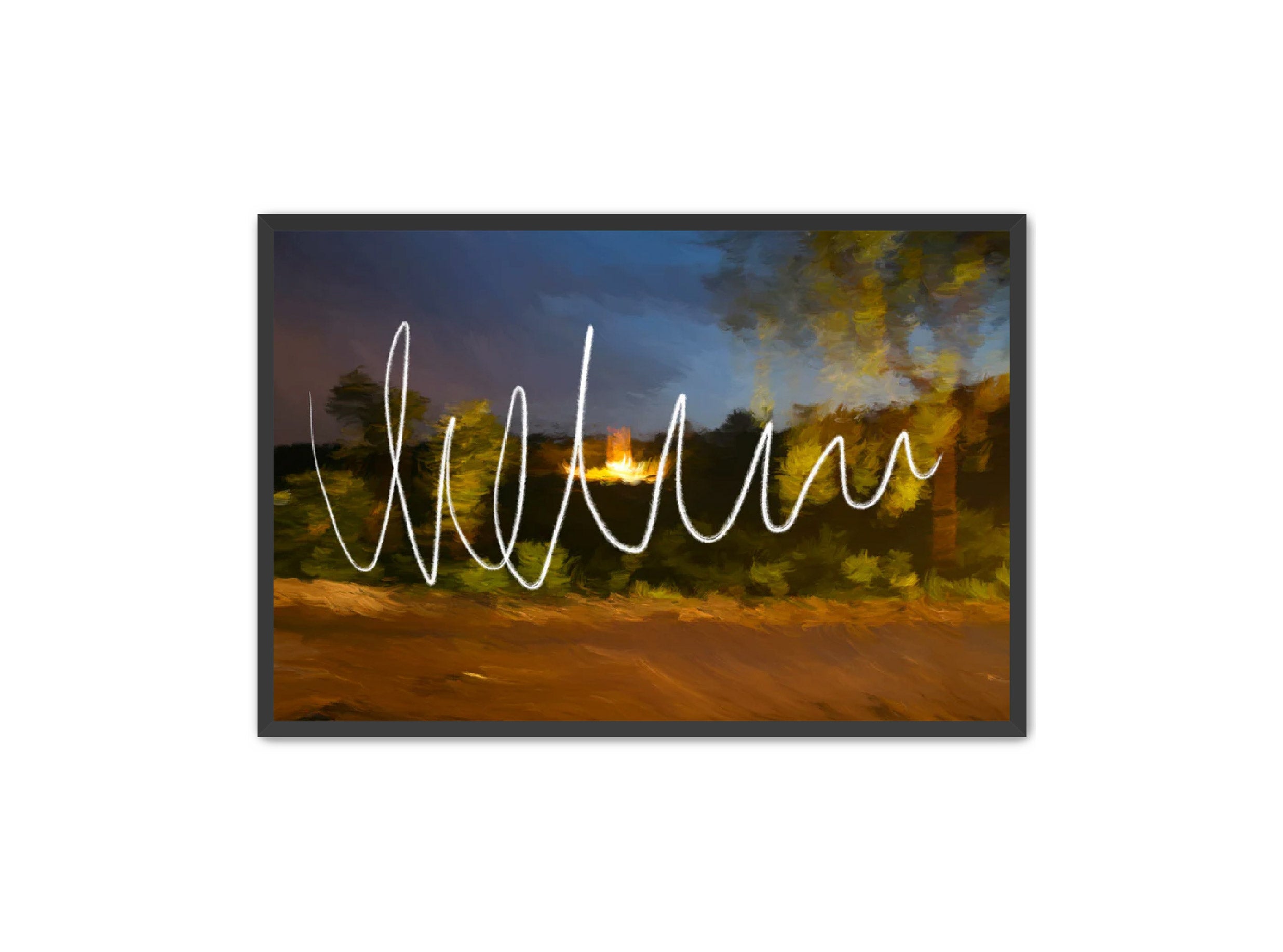 Digital Painting 'LANGUISHING WITHIN THE DEPTHS OF THE NOCTURNAL REALM. NO.02' Li Zheng