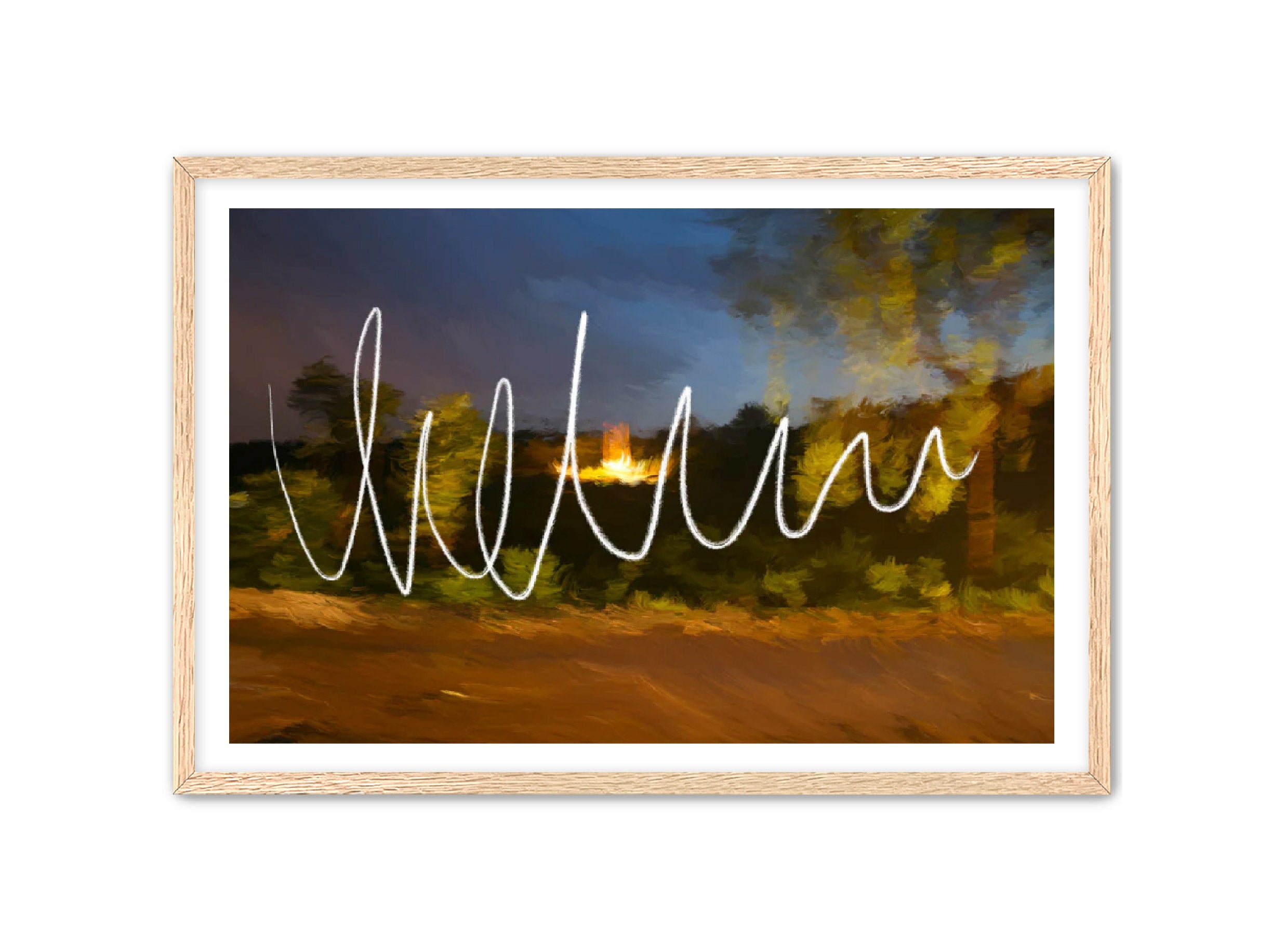 Digital Painting 'LANGUISHING WITHIN THE DEPTHS OF THE NOCTURNAL REALM. NO.02' Li Zheng