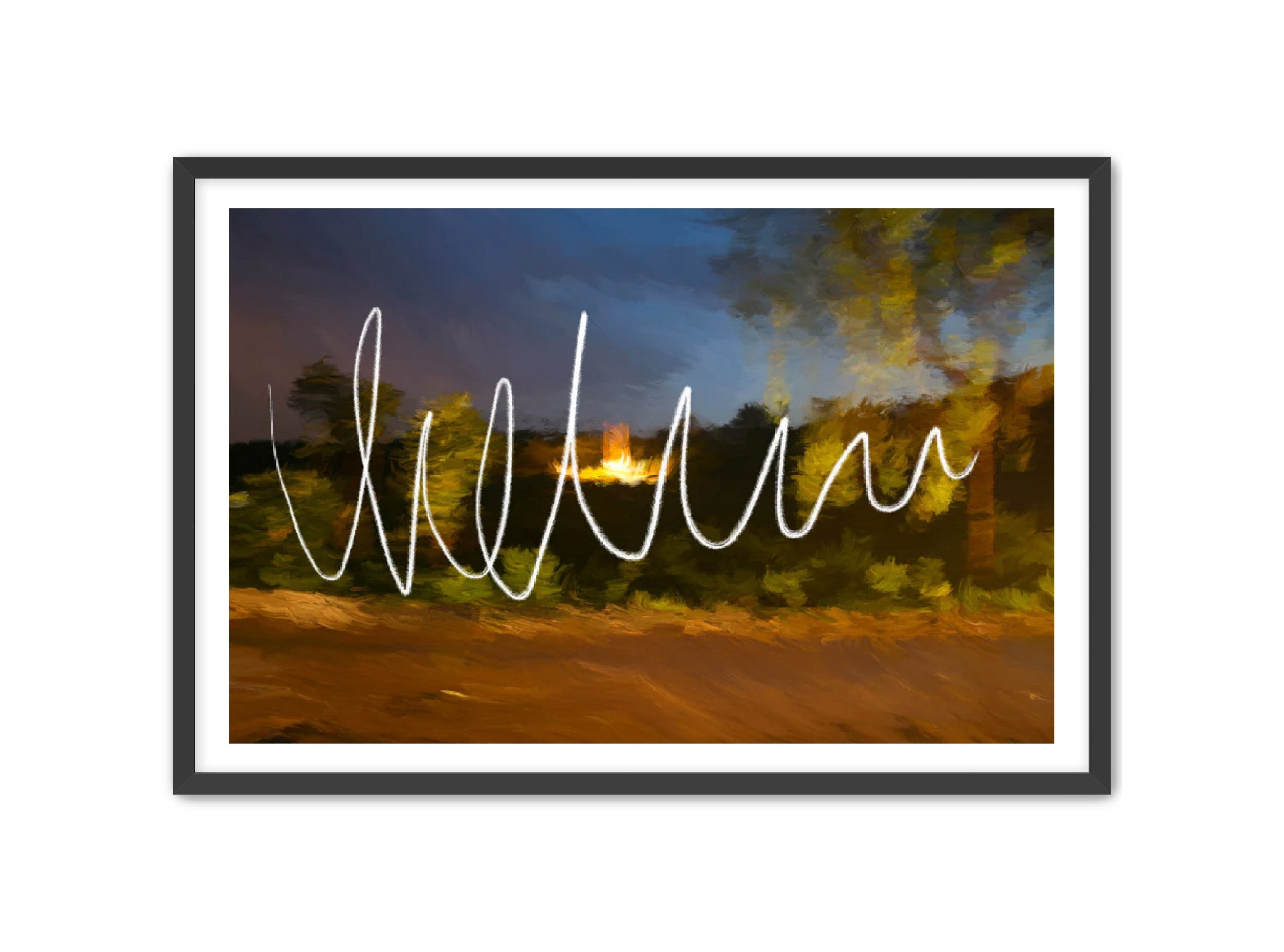 Digital Painting 'LANGUISHING WITHIN THE DEPTHS OF THE NOCTURNAL REALM. NO.02' Li Zheng