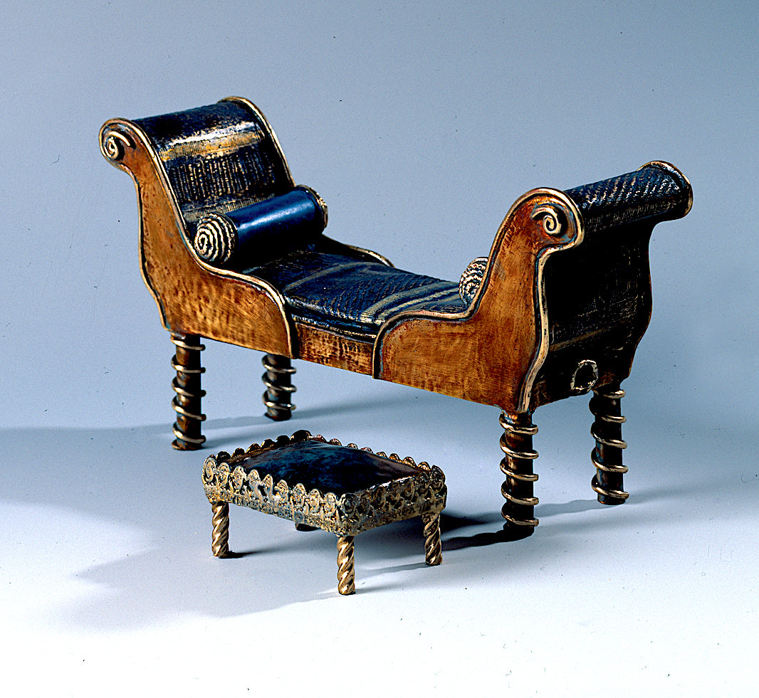 Bronze 'DAY BED - HOMAGE TO MADAME RECAMIER' Leah Poller