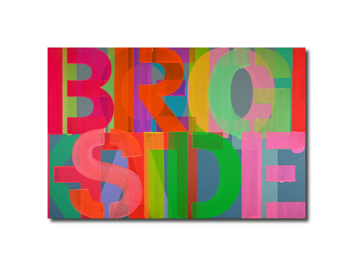 Abstract Acrylic Painting Pop Art The Bright Side Niki Hare