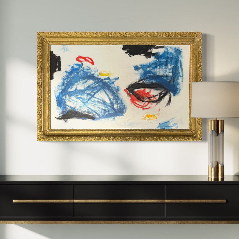 Abstract 'CONCENTRATION' - Mixed Media Abstract Sam Lewis