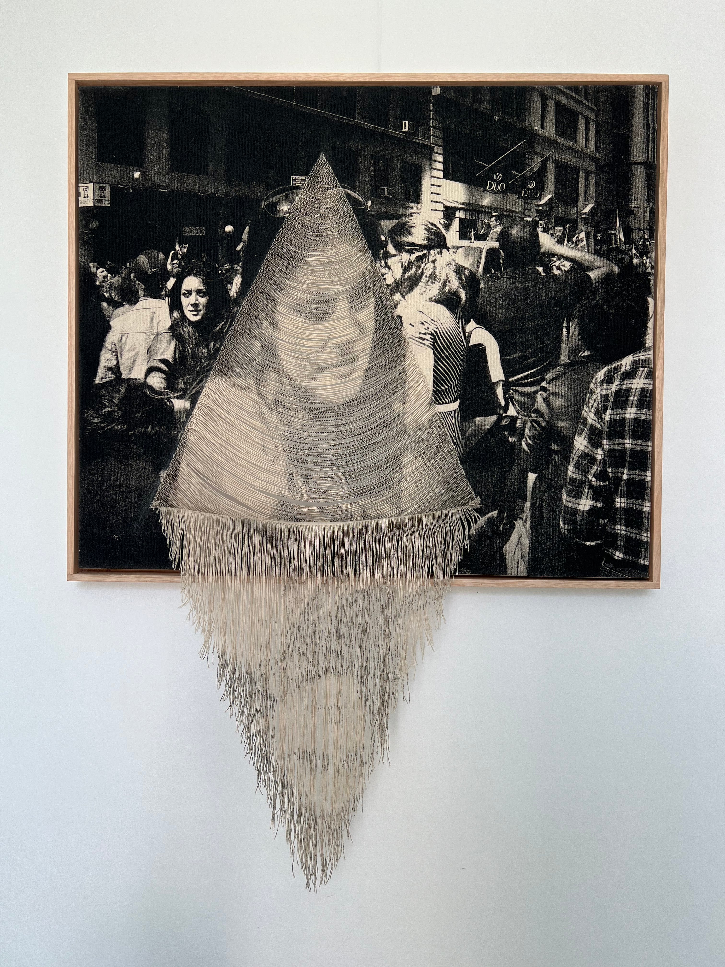 Prints 'THE LIFE OF AN IMMIGRANT' - Silkscreen print on Canvas Parastoo Ahovan