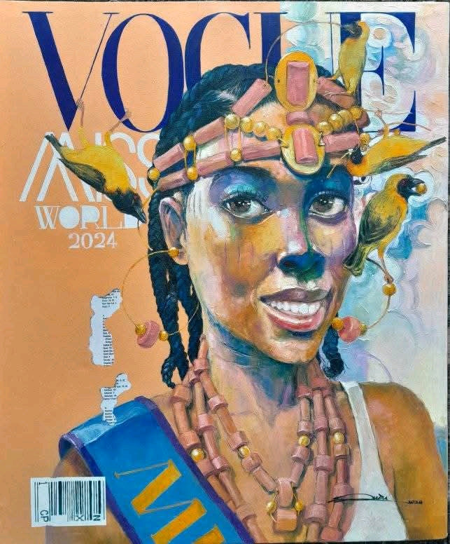 'NATURE CROWNS HER QUEEN'
