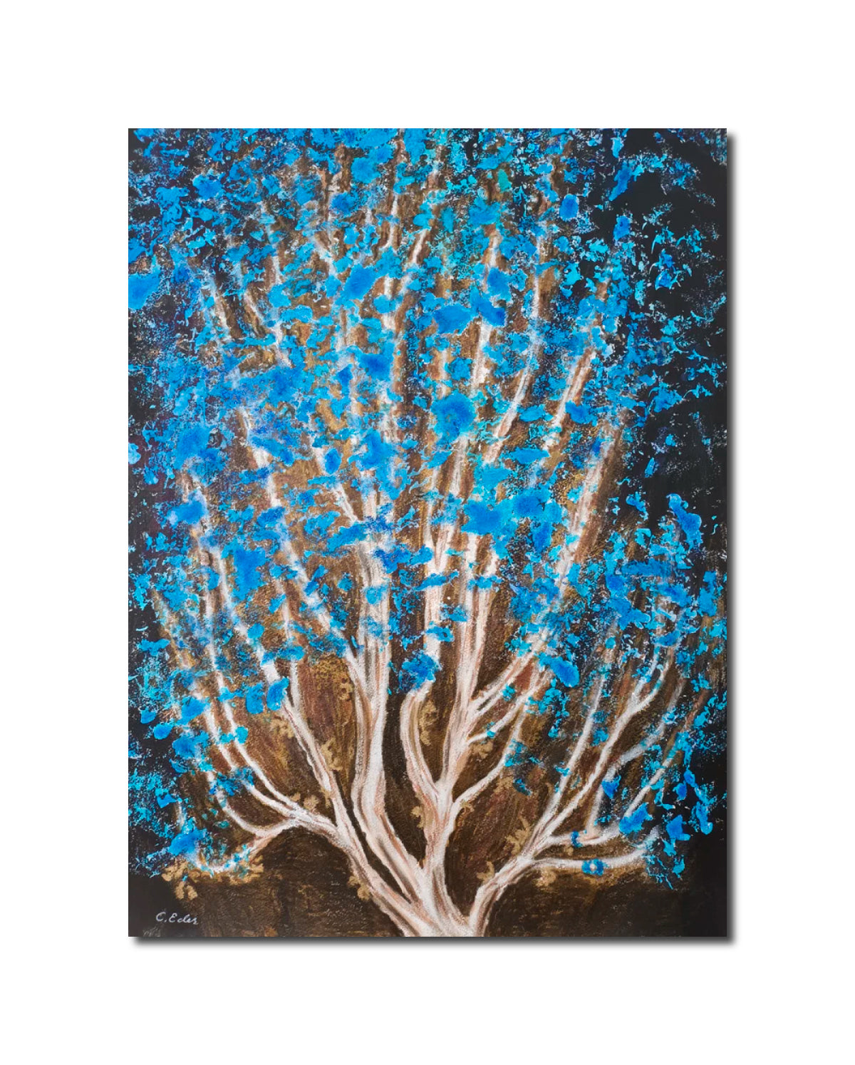 Acrylic Pastels Watercolor 'GLUE' Charlotte Eder
