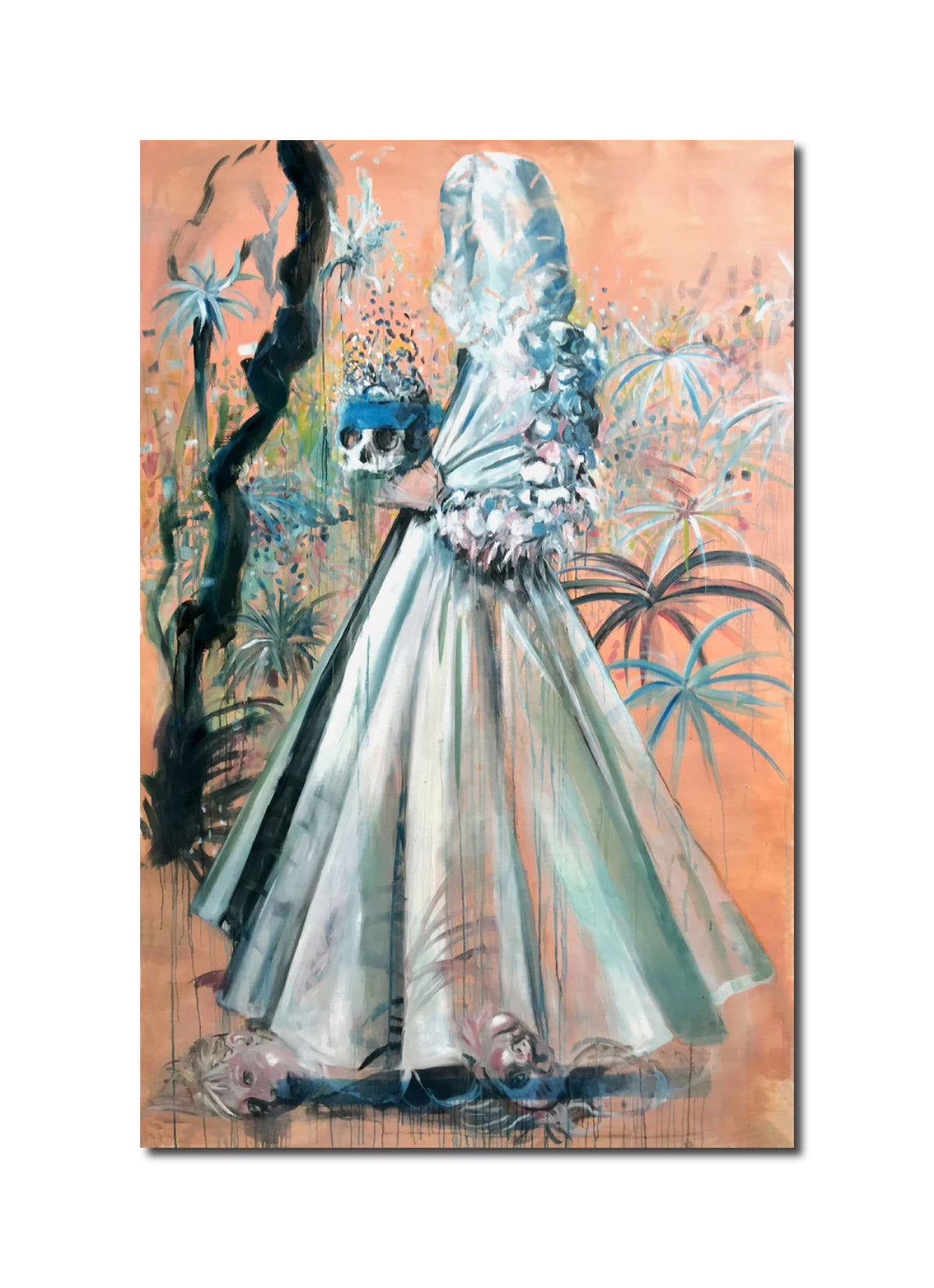 Contemporary Figurative Landscape Surrealist The Human Dress Marguerite de Geus
