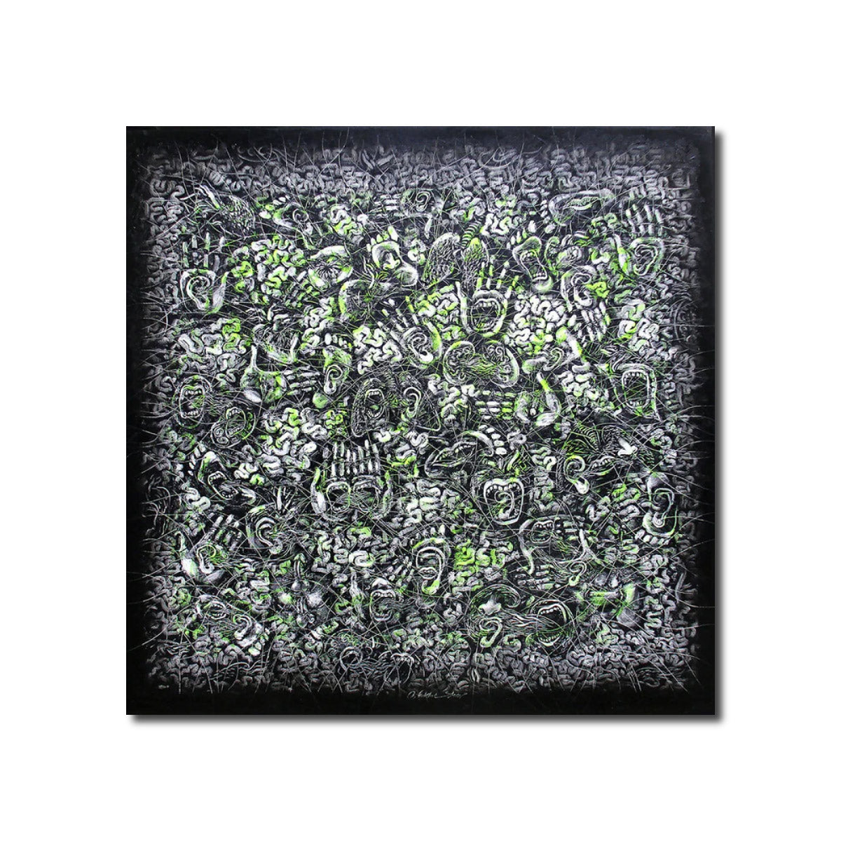 Art Contemporary Drawing Oil Painting Surrealism The Blind Truth Enkhtaivan