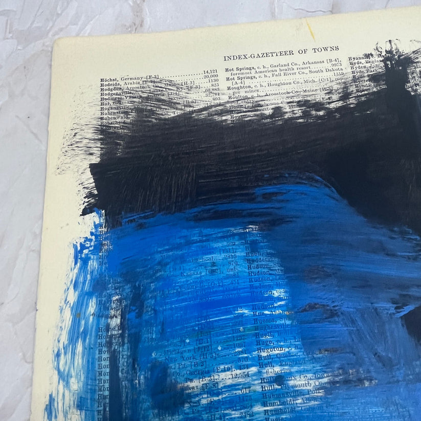 Abstract Mixed Media Painting 'WANDERLUST SERIES #15' - Original Mixed Media Abstract Art Painting Sam Lewis