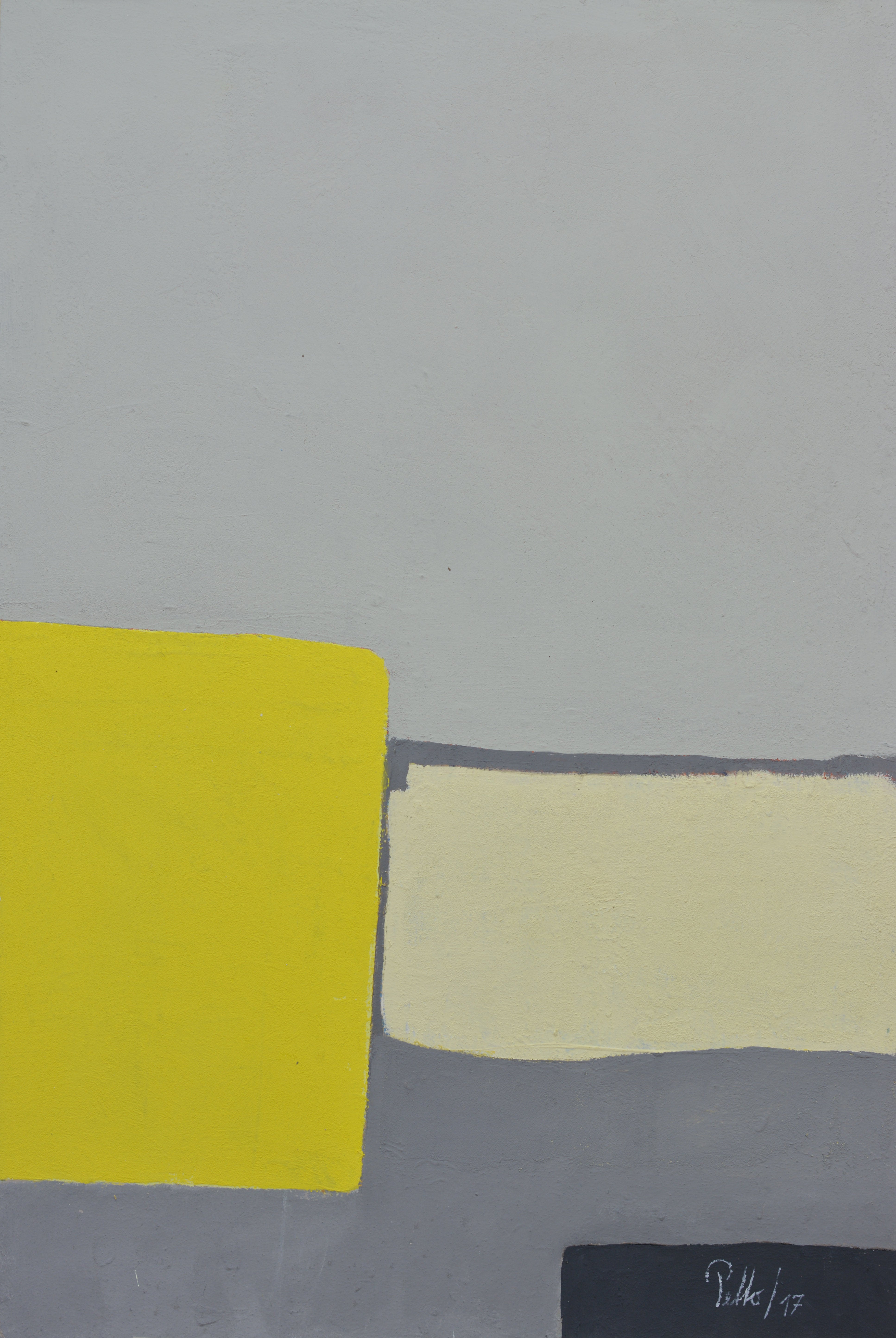 Abstract Acrylic Pop Art 'LET THE SUN SHINE' - Acrylic and Sand on Paper on Rigid-Foam Franz Petto