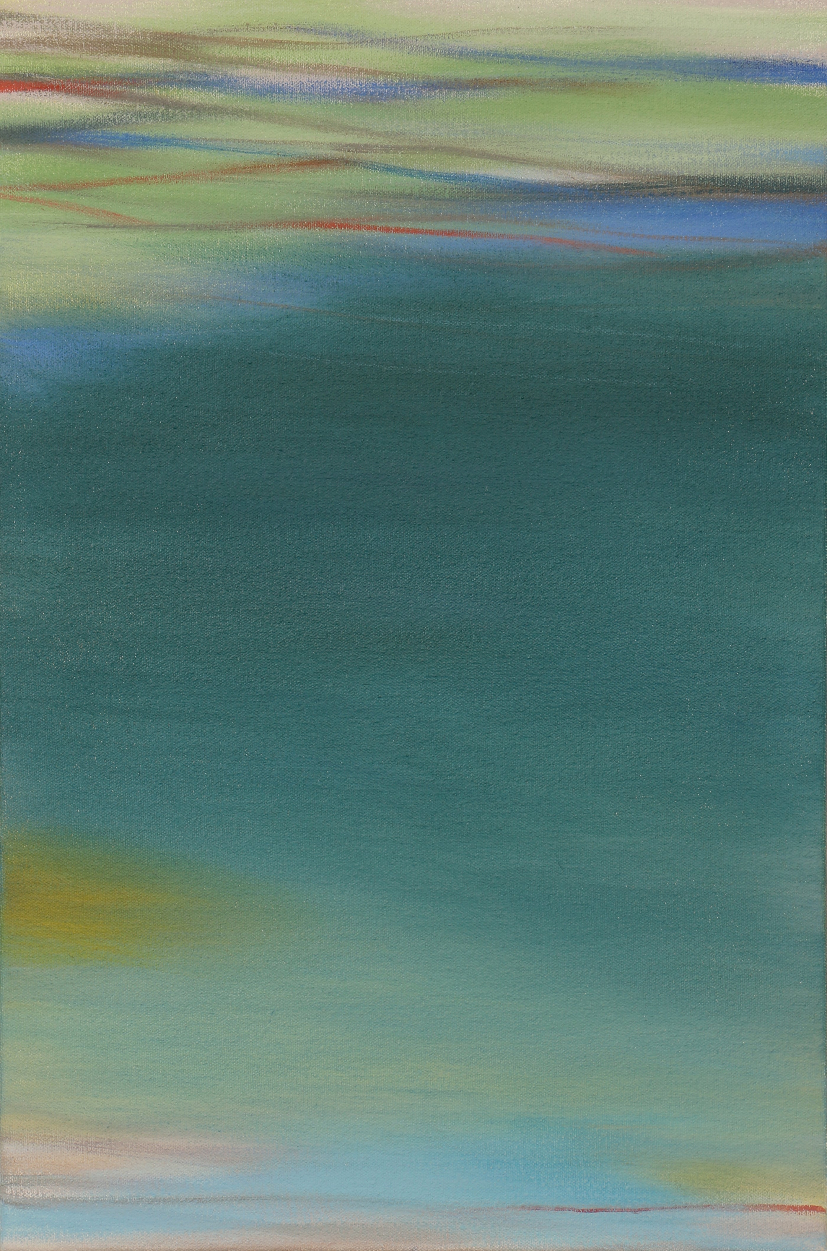 Abstract Oil 'WAVES' Oil on Canvas Robert Melzmuf