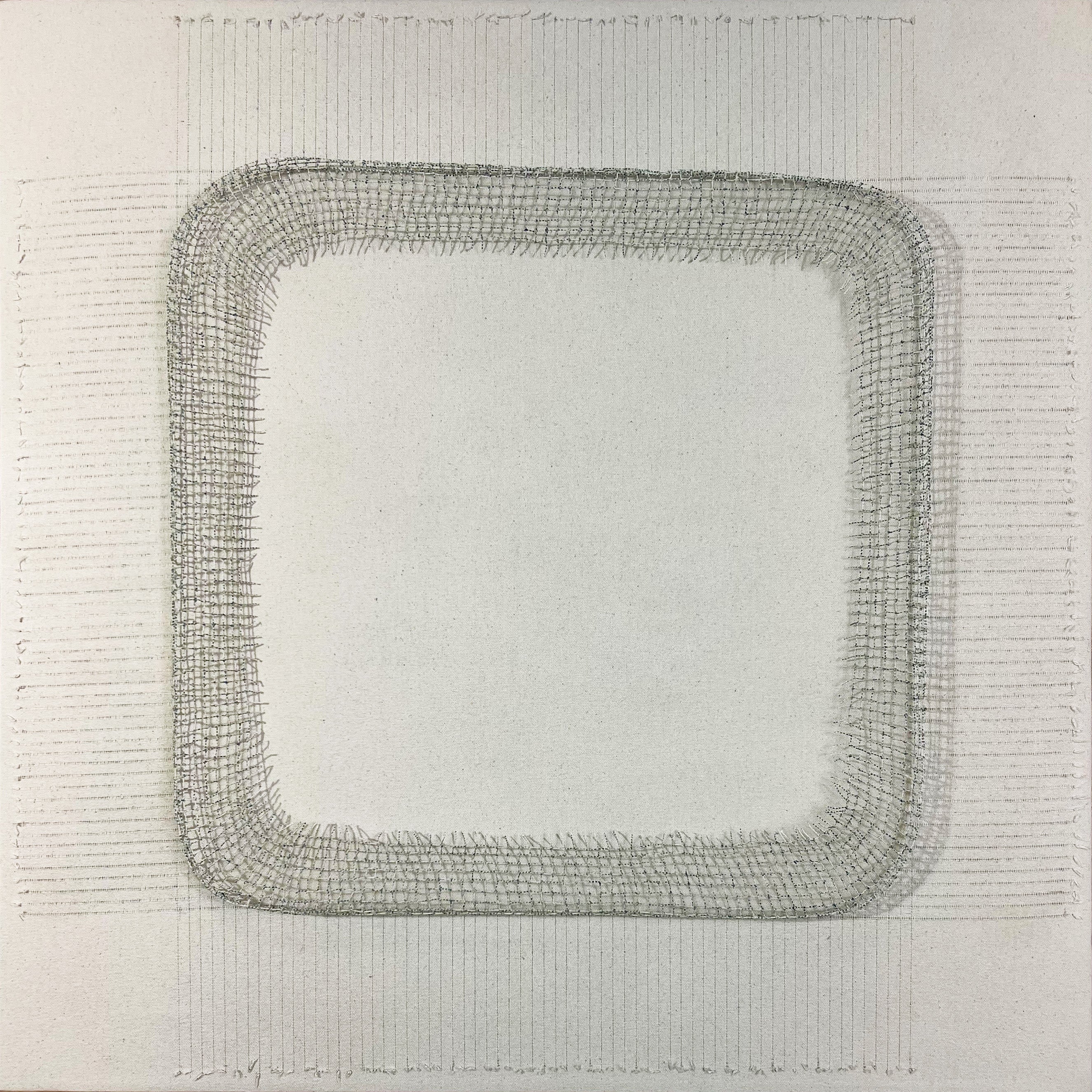 Acrylic 'REBUILT REALM' - Canvas & Acrylic Parastoo Ahovan