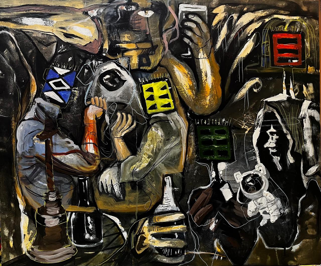 Garnet Fractured Reflections in a Drunken Night Indranil Banerjee