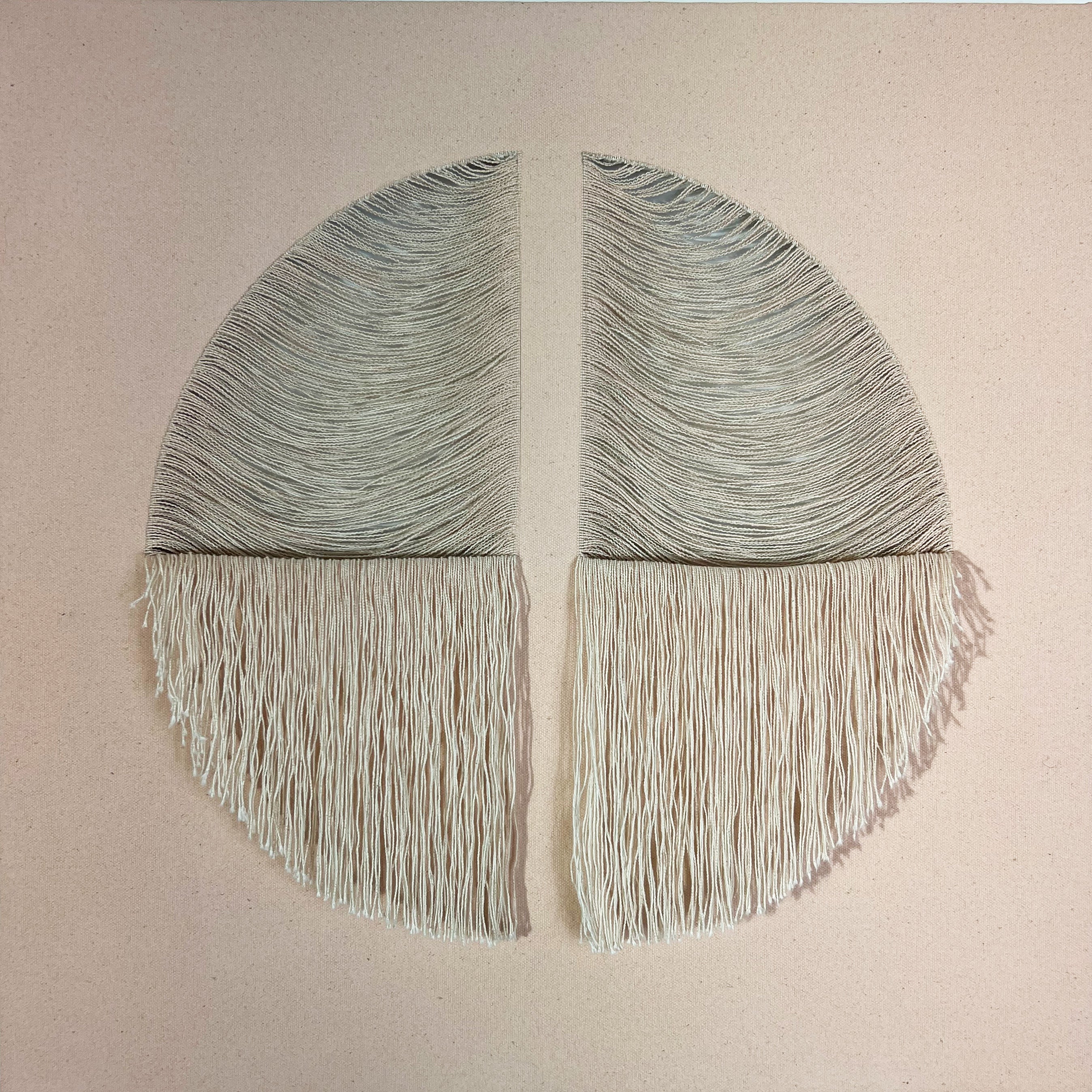 Acrylic 'TEXTURED HARMONY (NO.6)' - Acrylic on Canvas Parastoo Ahovan