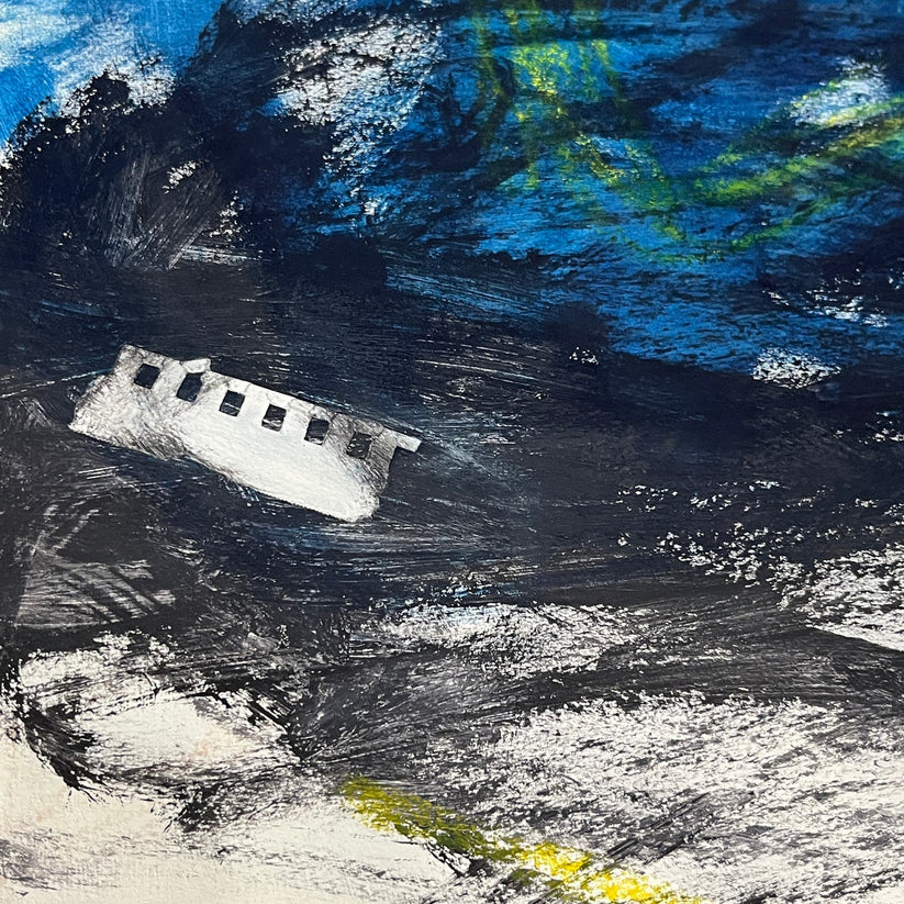 Abstract Mixed Media Painting 'PROVISION' - Original Mixed Media Abstract Art Painting Sam Lewis