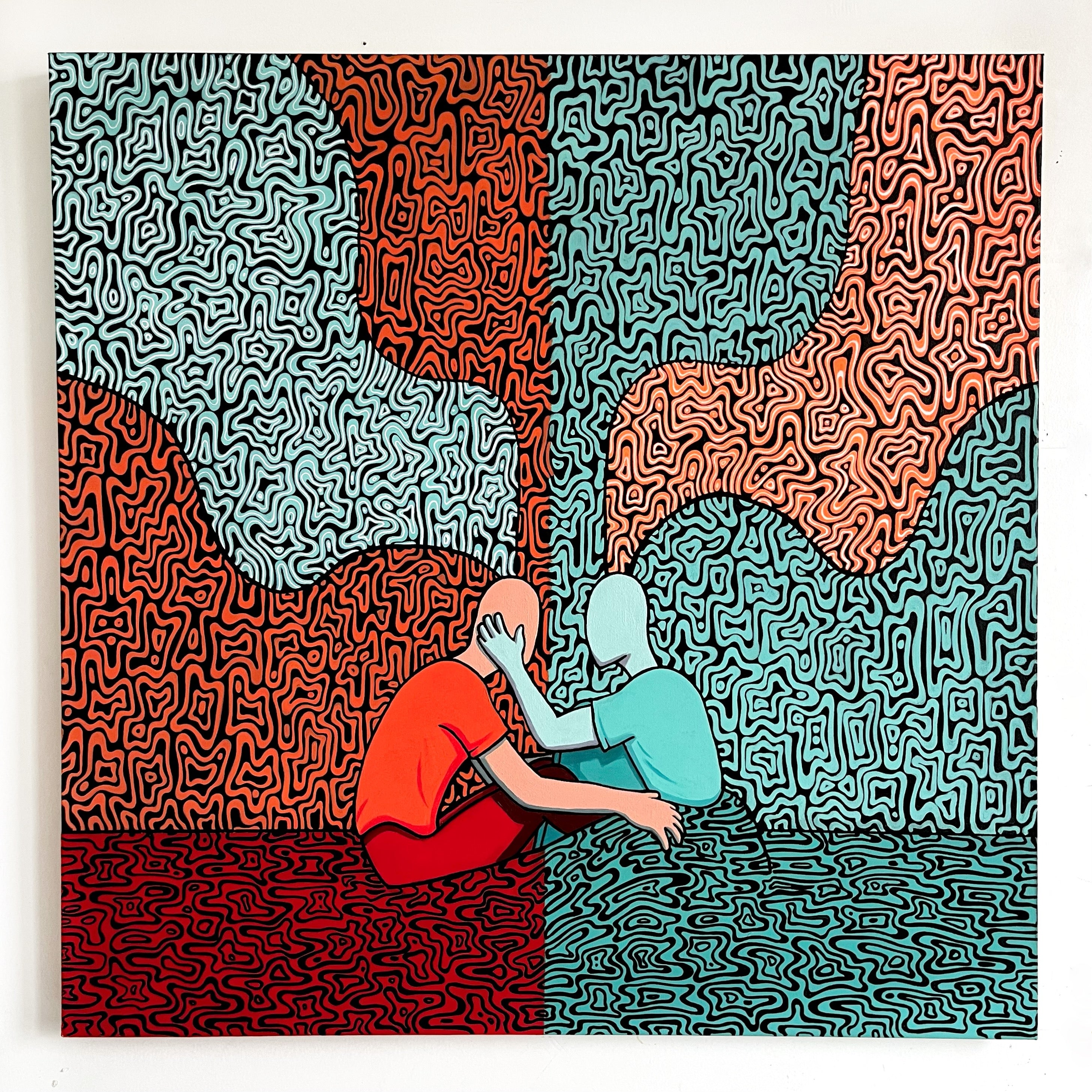 Figurative Painting 'YOU ARE THE LIGHT OF MY LIFE' Yigsy Magaly