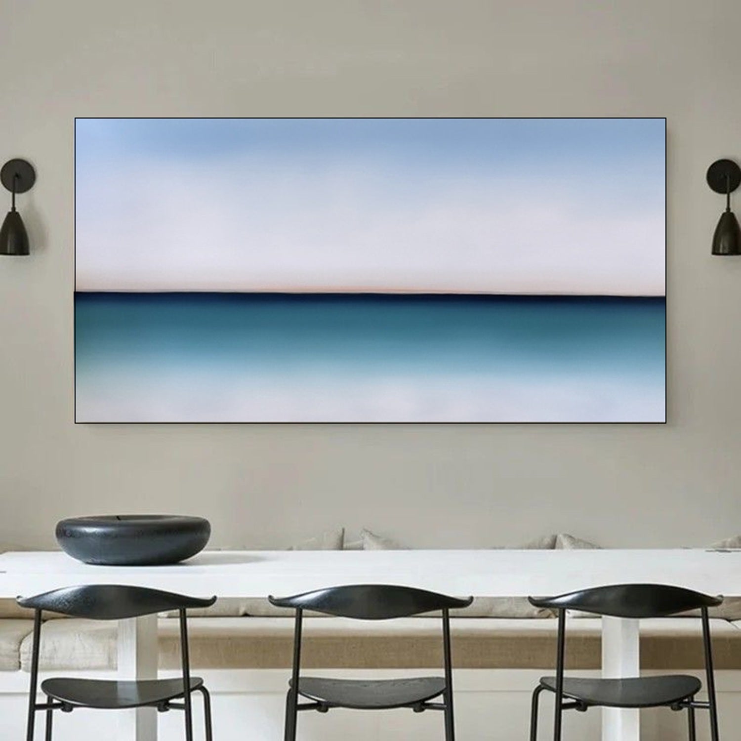 Horizon of Emotions, seascape painting Larissa Uvarova