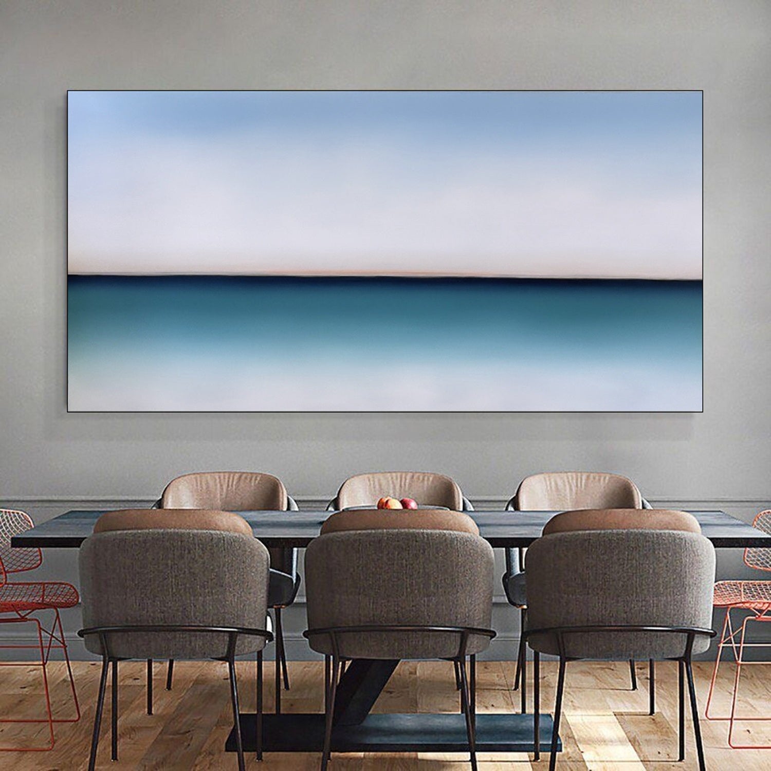 Horizon of Emotions, seascape painting Larissa Uvarova