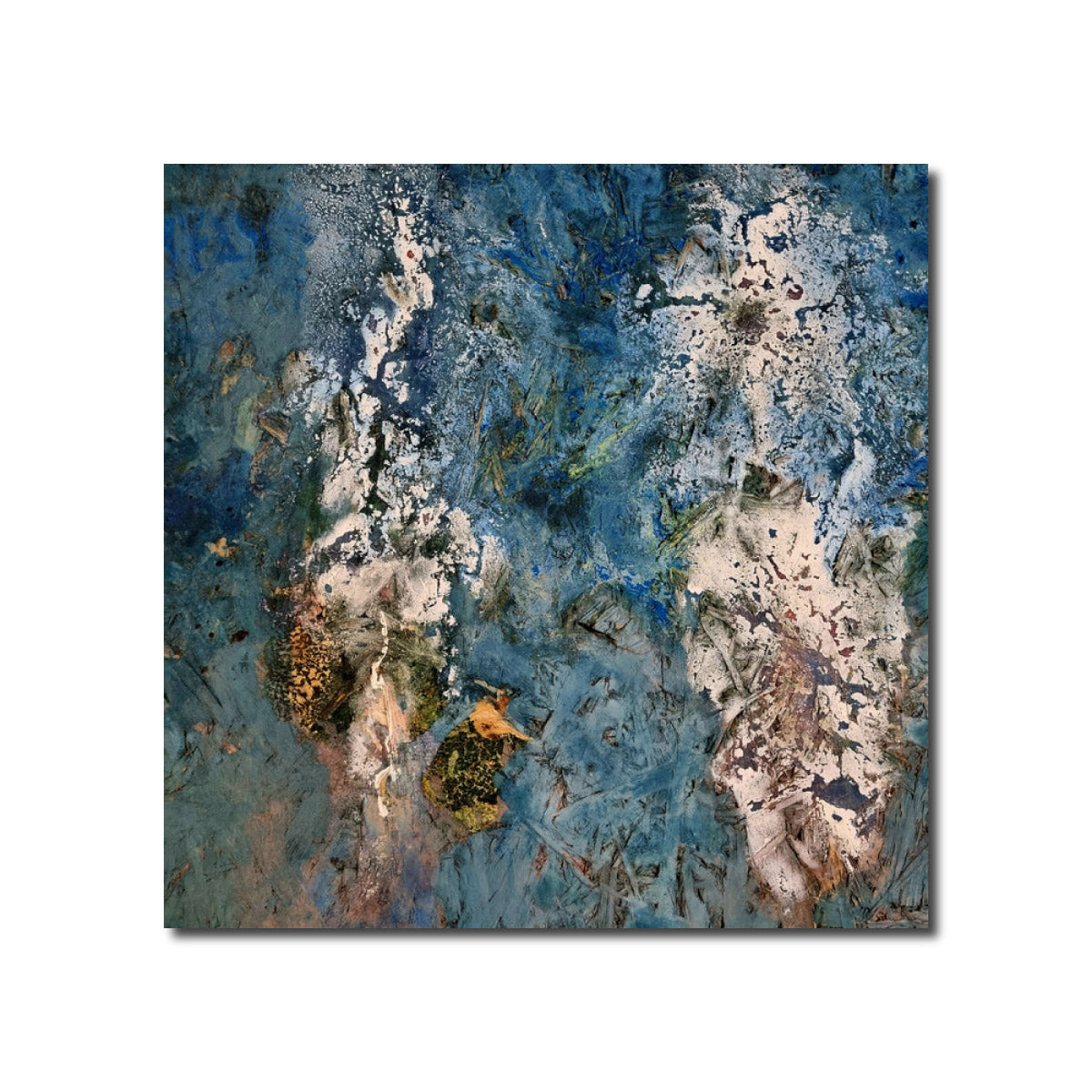 Abstract Art Contemporary Mixed Media Painting Spirits Dance Ted Barr