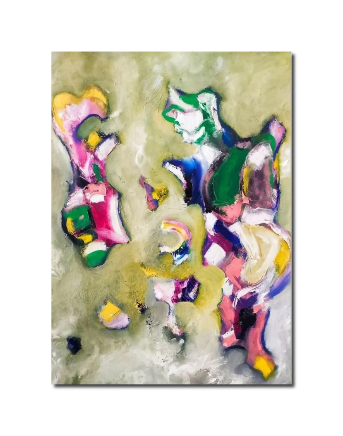 Abstract Contemporary Expressionist Oil Visionary No title Gio Saint-Père