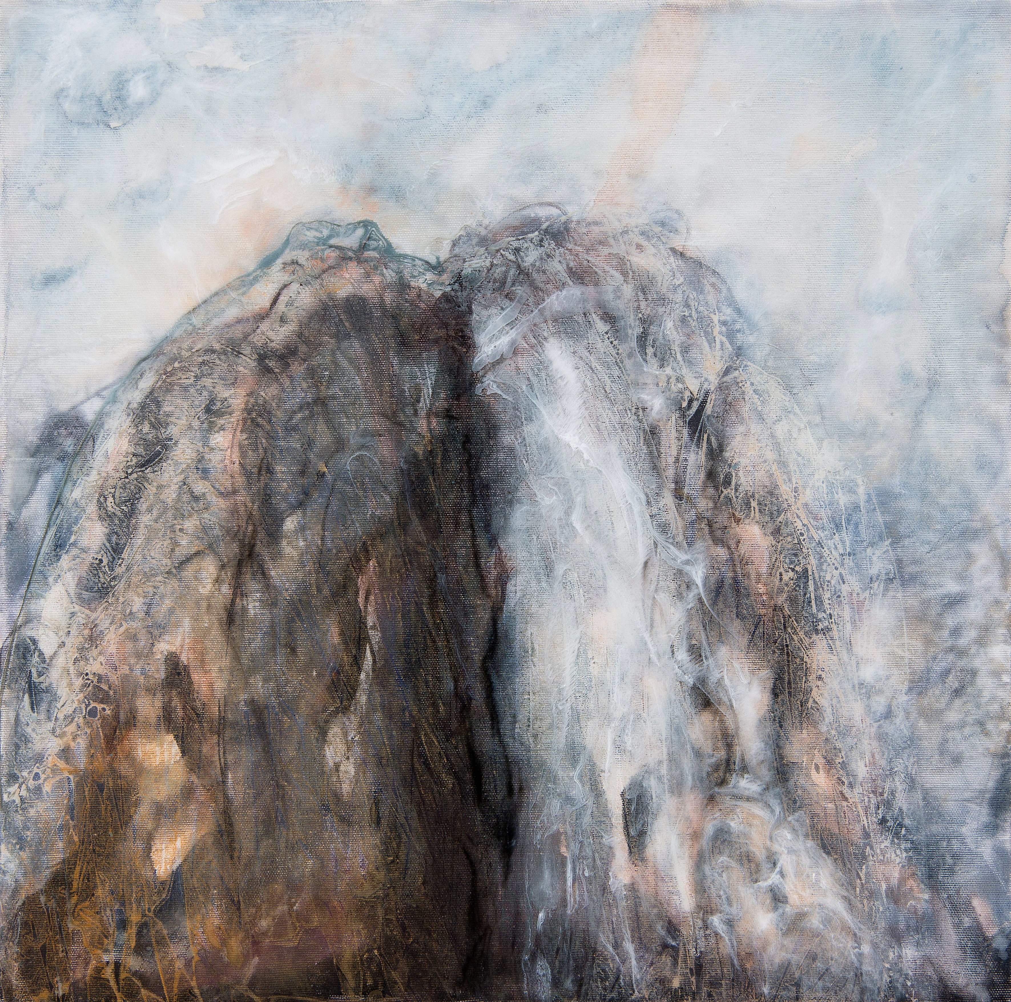 Painting 'WEEPING WILLOW TREE' Susanne Meier zu Eissen-Rau