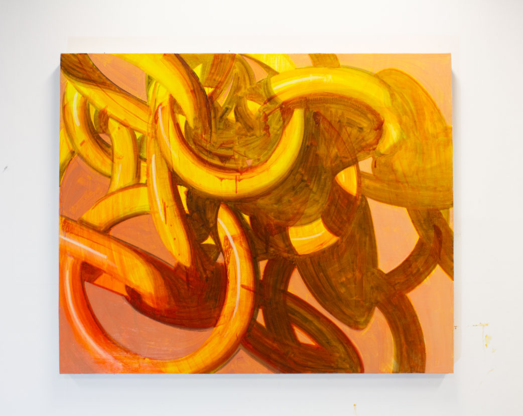 Abstract Contemporary Oil 'UNTITLED' - Oil on Canvas Adam Smith