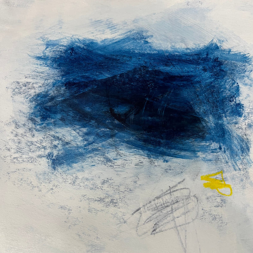 Abstract Mixed Media Painting 'JEALOUS RHYTHM' - Original Mixed Media Abstract Art Painting Sam Lewis