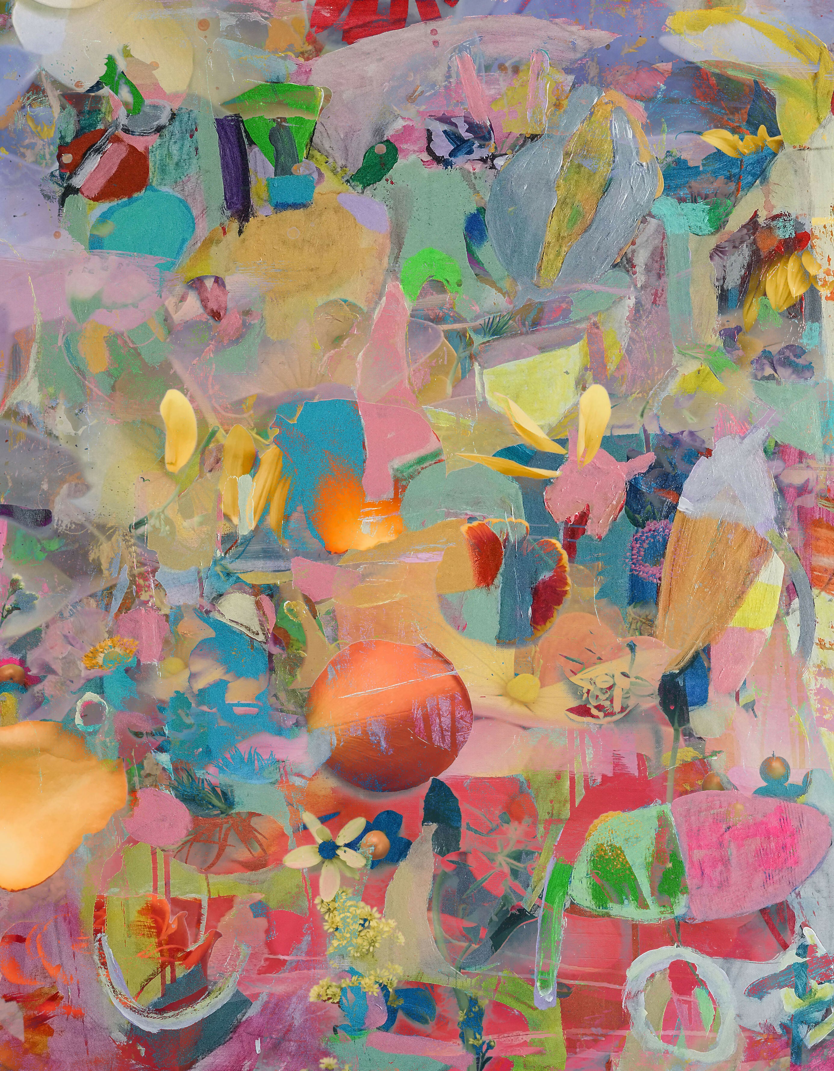 Abstract Acrylic Colorized Photography Contemporary Mixed Media We want to be heard II 37 Geert Lemmers