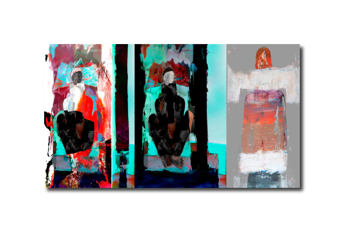 Garnet Shame II triptych Geert Lemmers