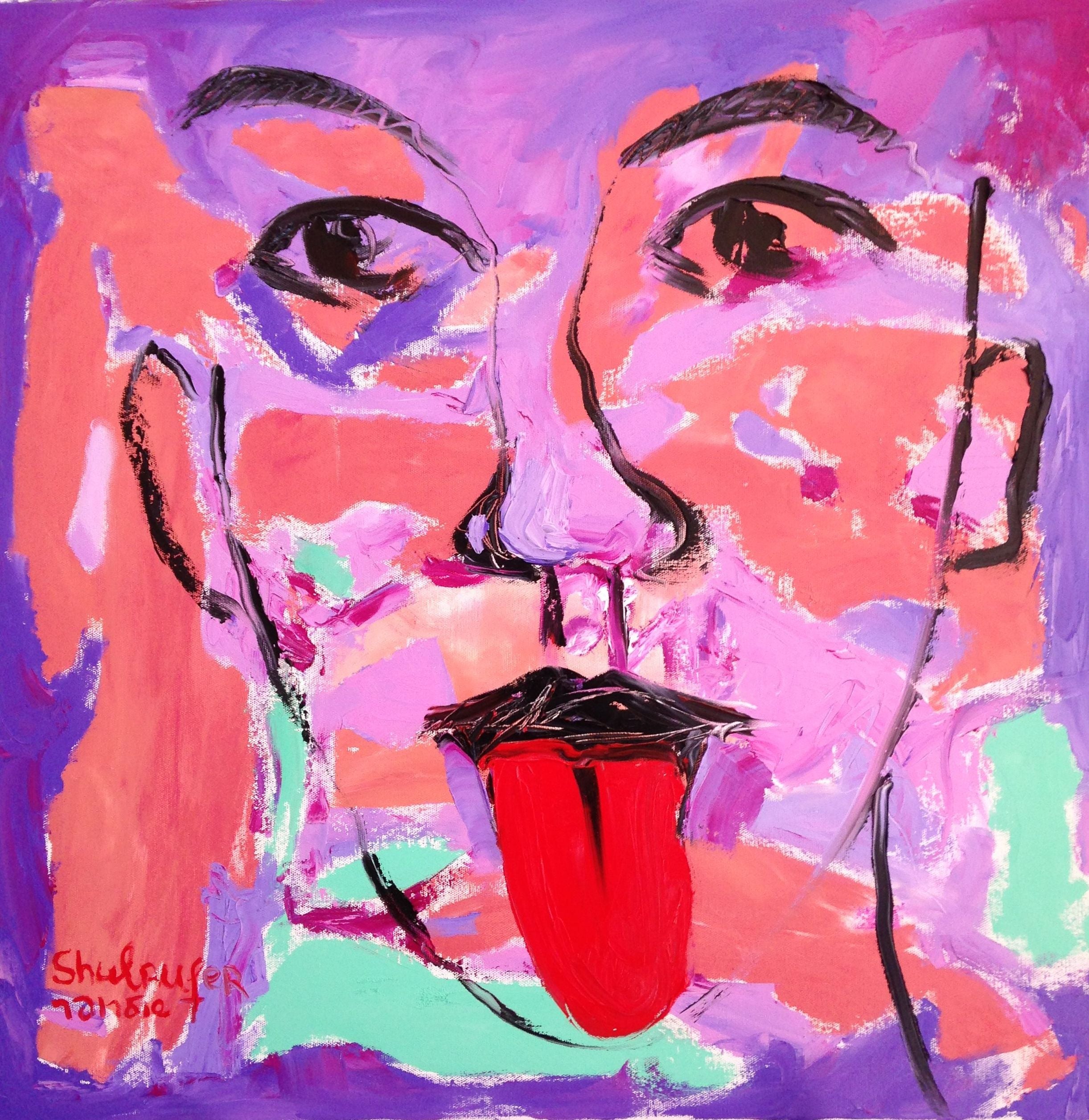 Expressionist 'UNTITLED' - Oil Painting Janna Shulrufer