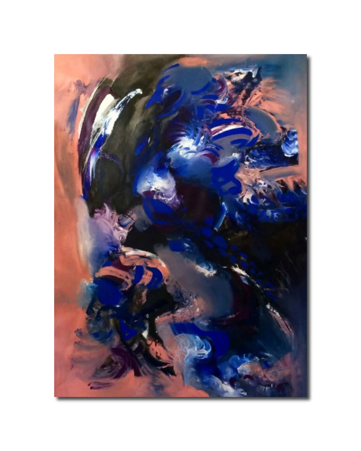 Abstract Art Contemporary Expressionist Oil Visionary Eagle Gio Saint-Père